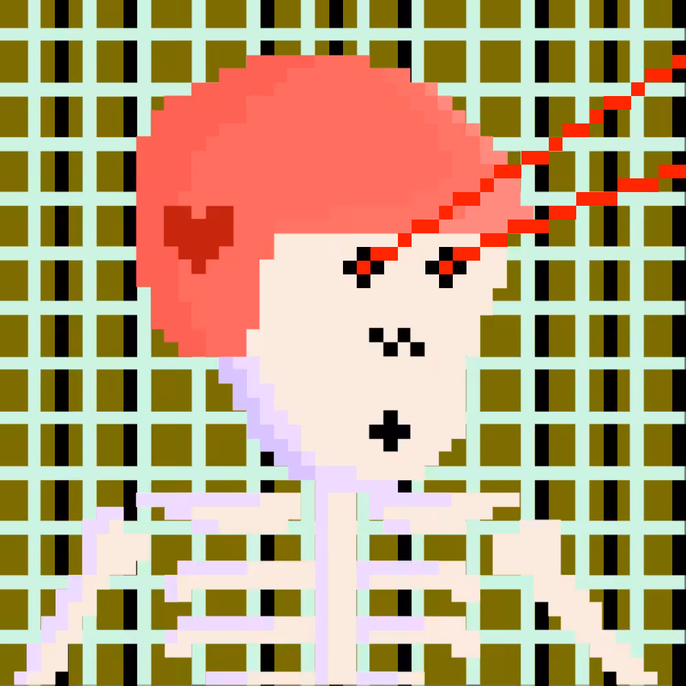 PIXEL SKULLETTI 1 #158