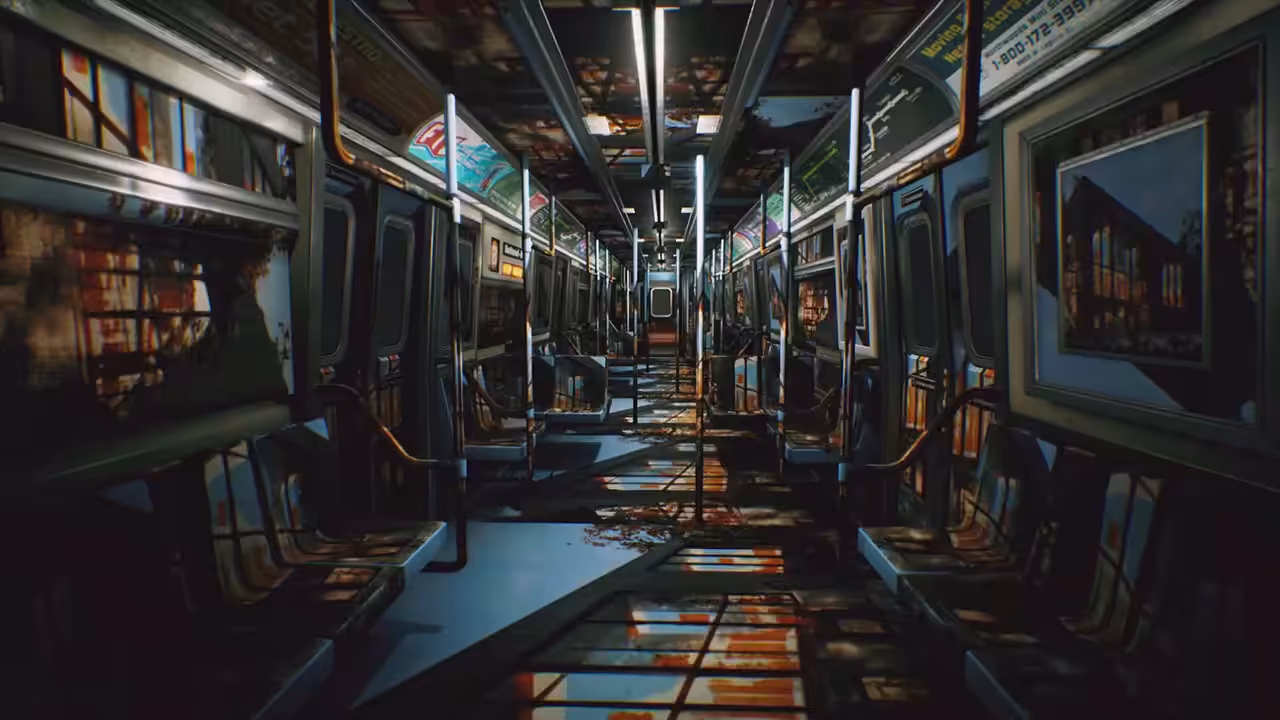 New York Subway car.