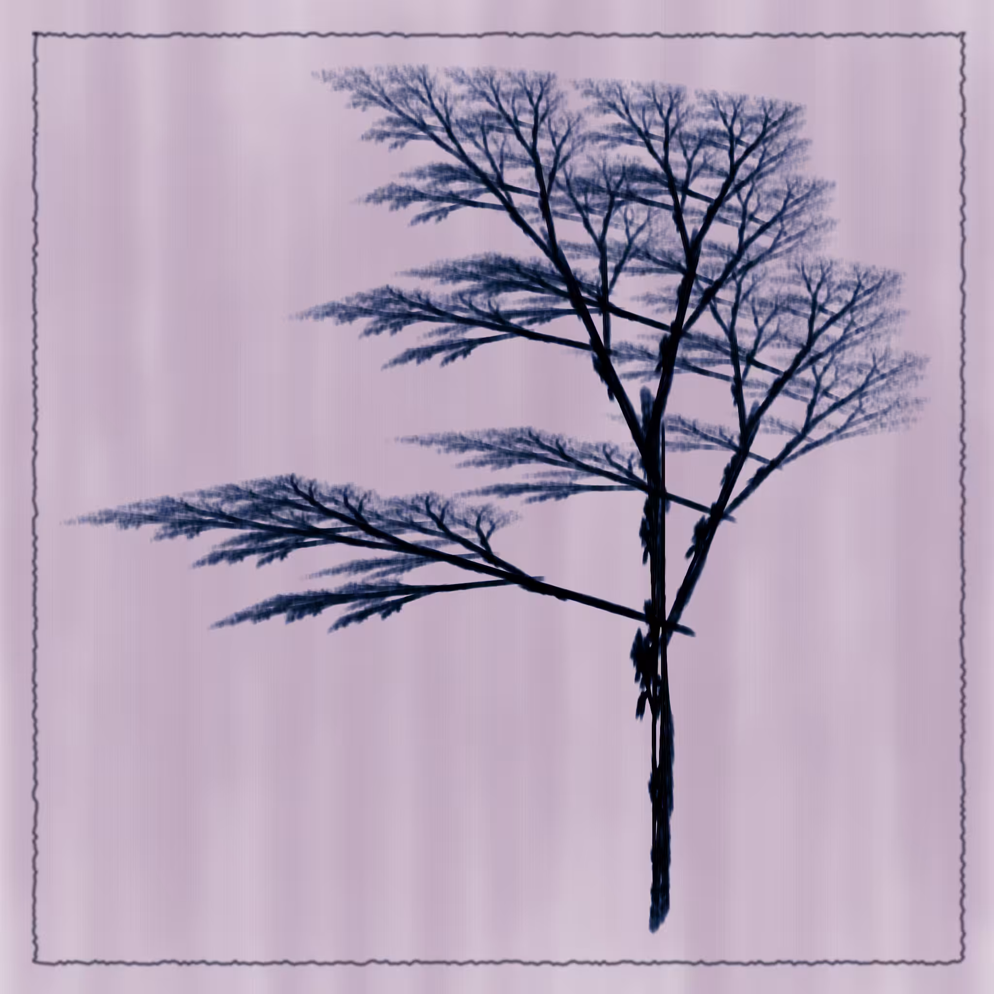 Tree on Silk #7