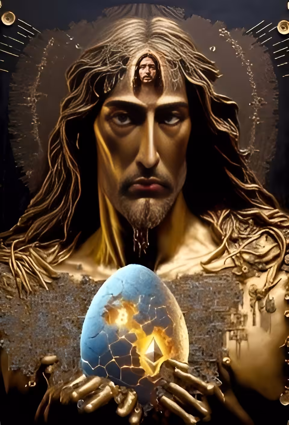 gold jesus crypto of future end past
