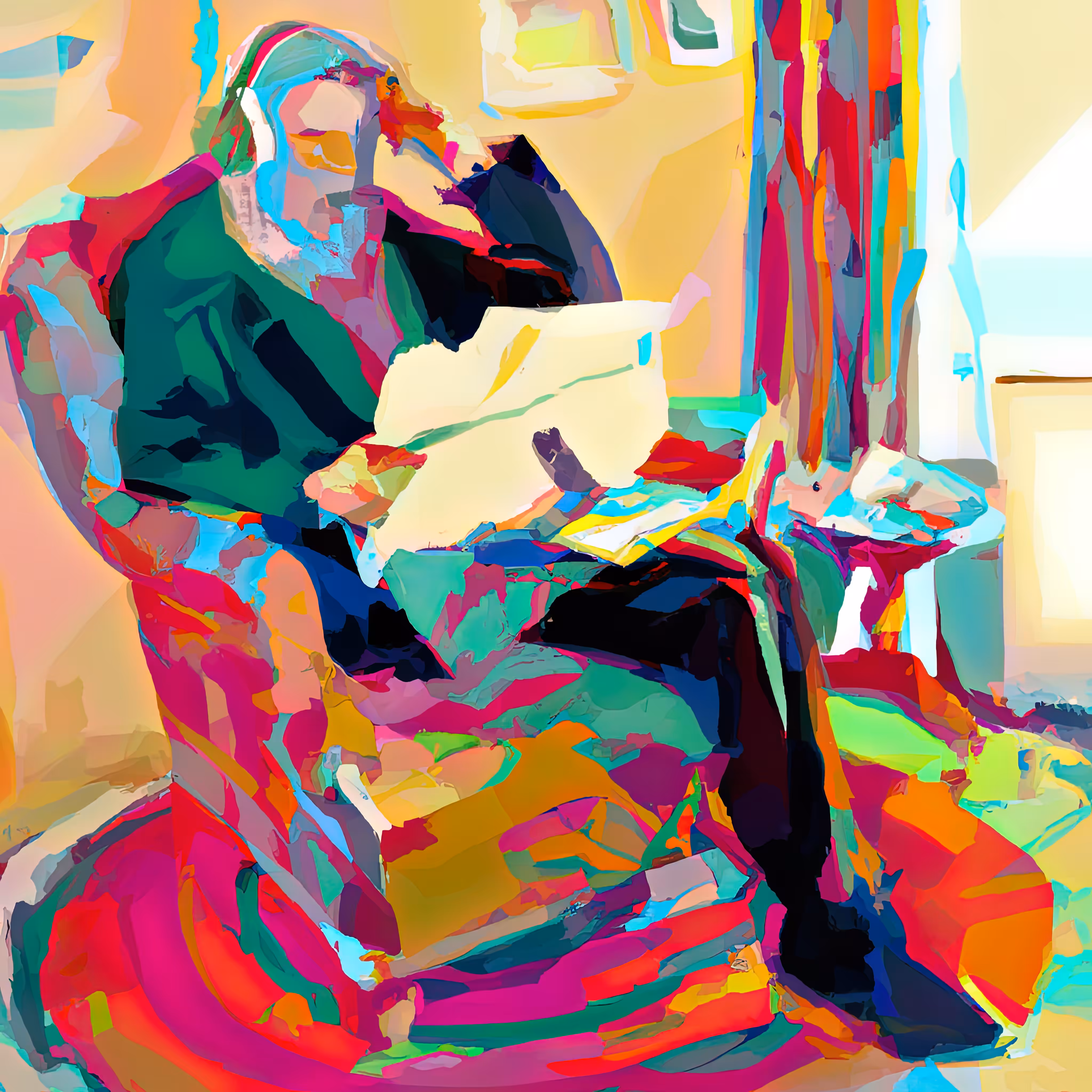 Reading the Newspaper (Special Edition)