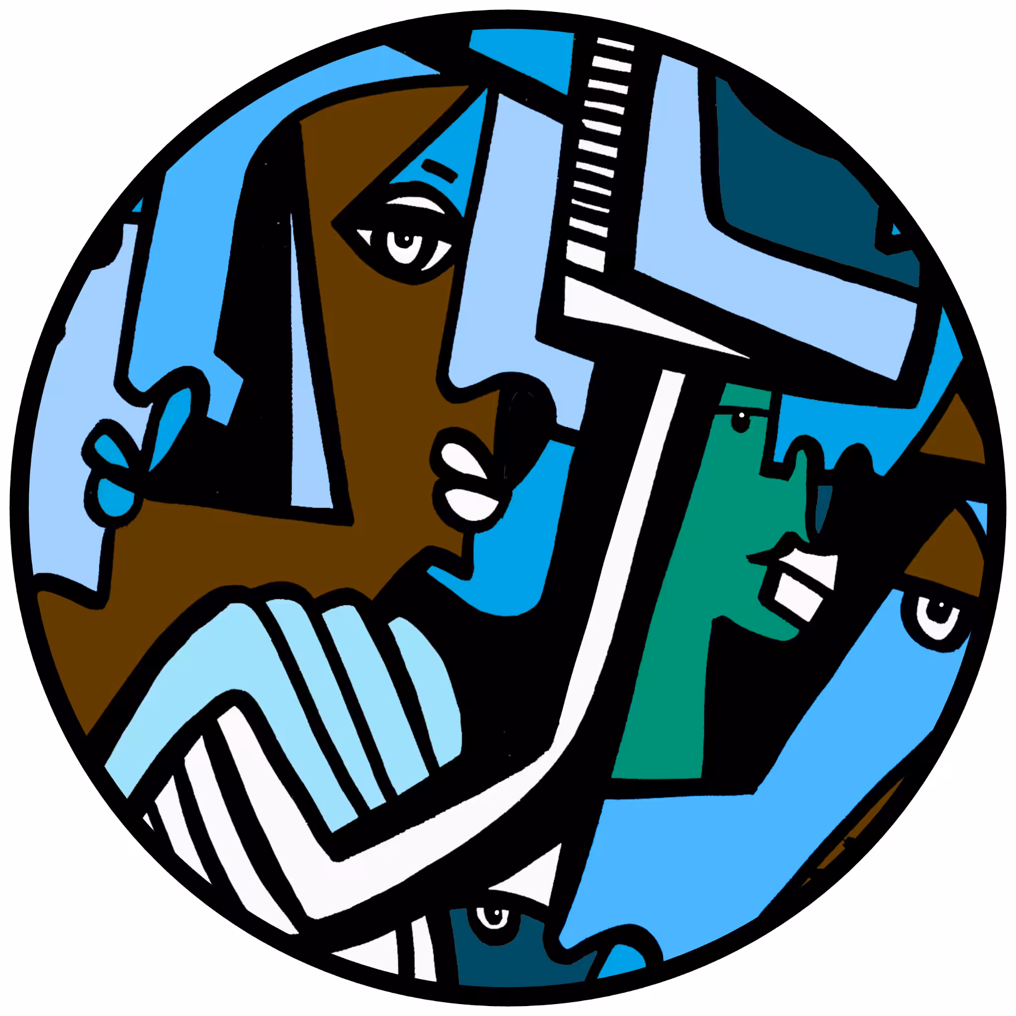 Cubist Circle 62