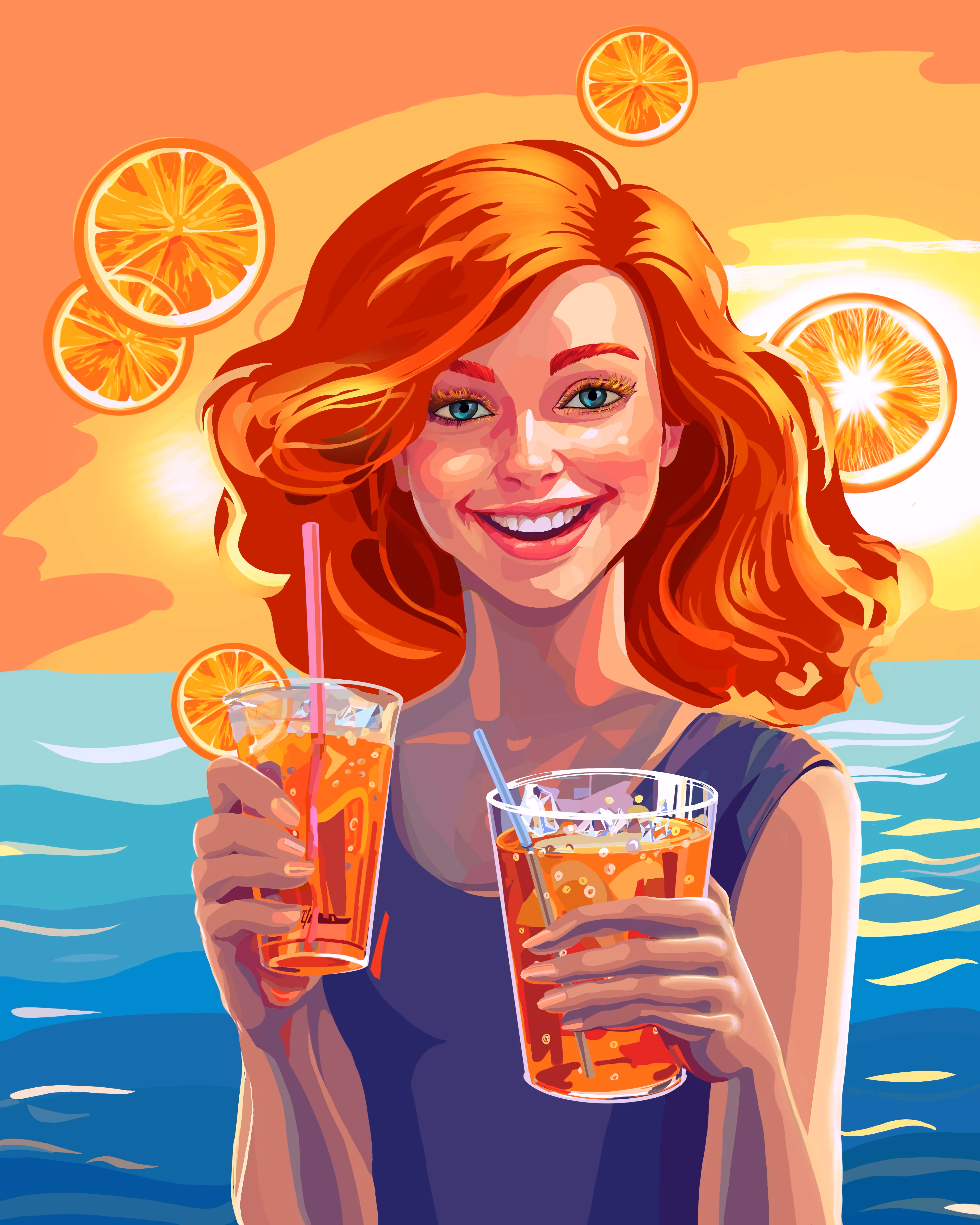 Orange morning