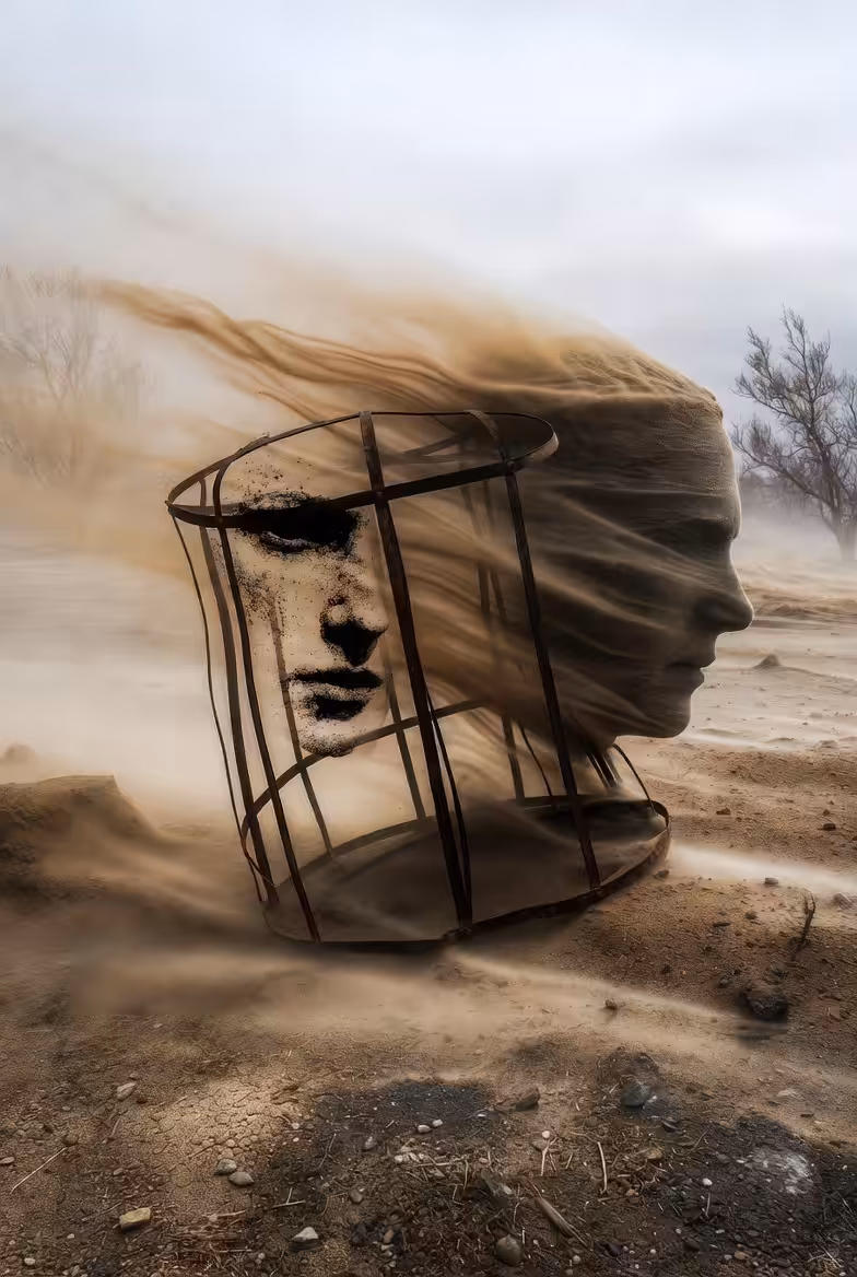 The wind will carry us away.