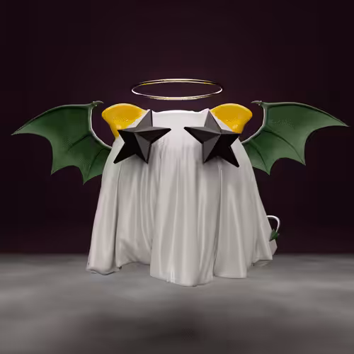 STARCATS NFT COLLABS: Ghost BatCat