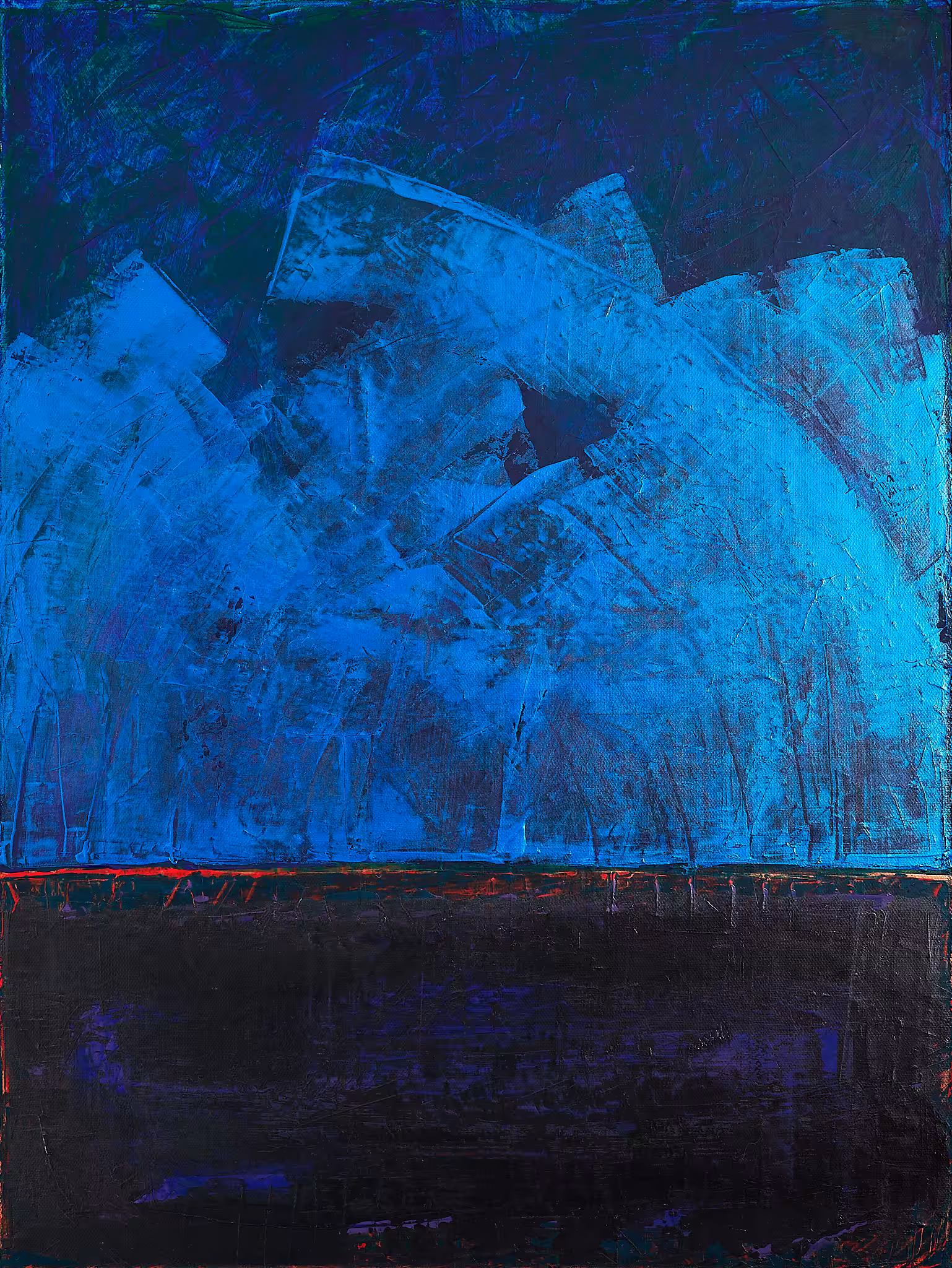 Acrylic Abstracts: A Reflection on Depression