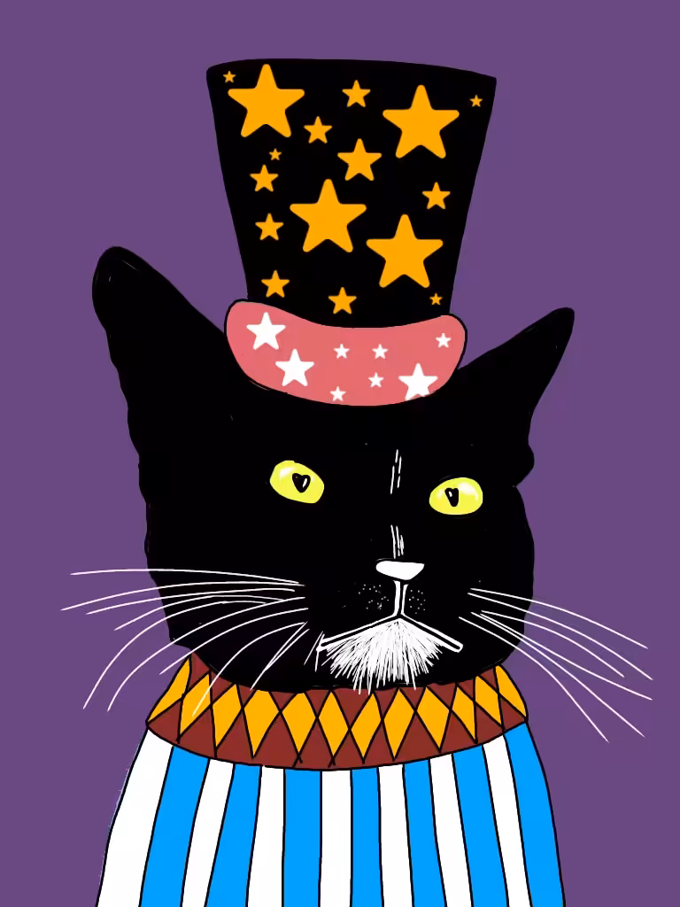 Cutter the cat CEO Circus