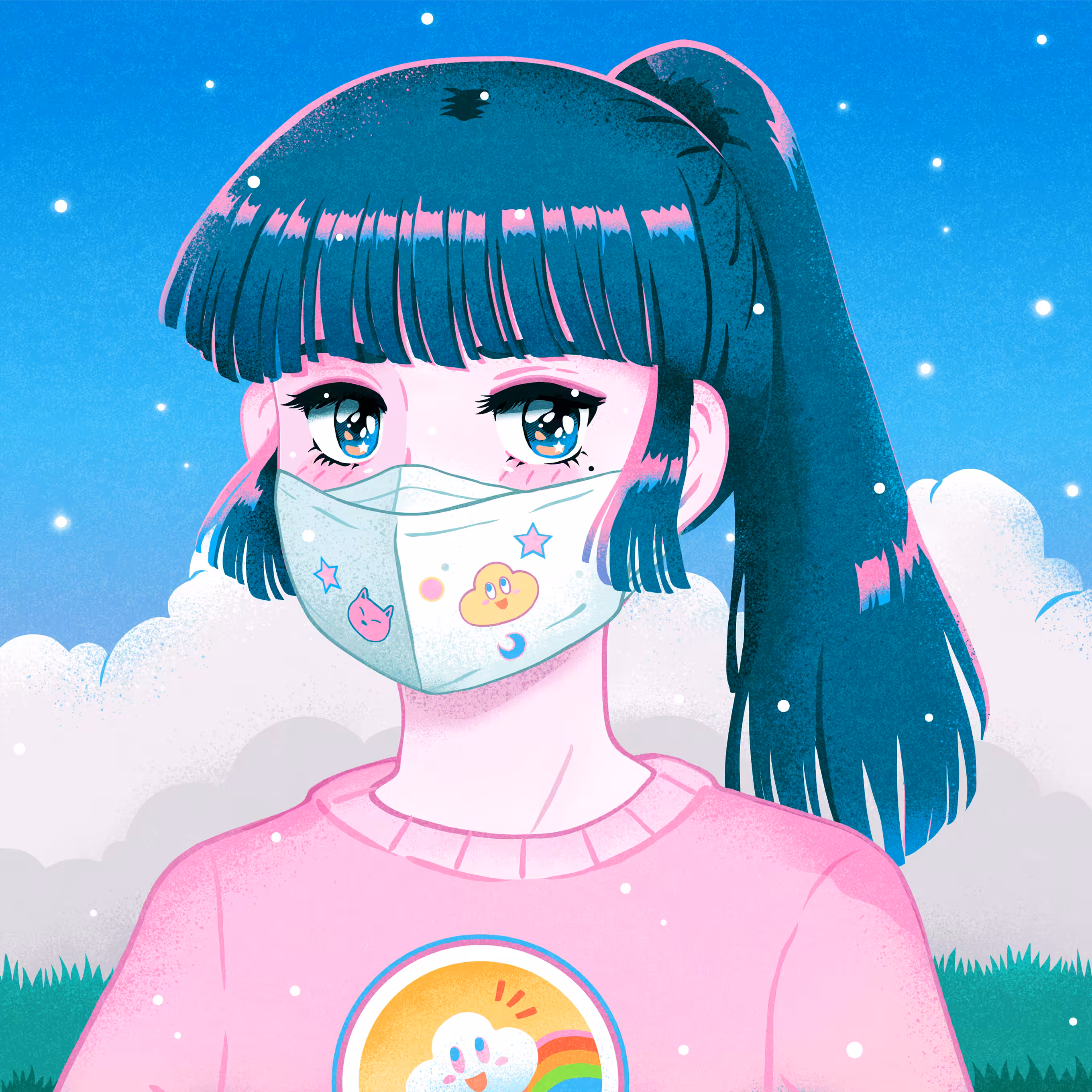 80's Sonyeo #010 [Face Mask Sonyeo(still image)]