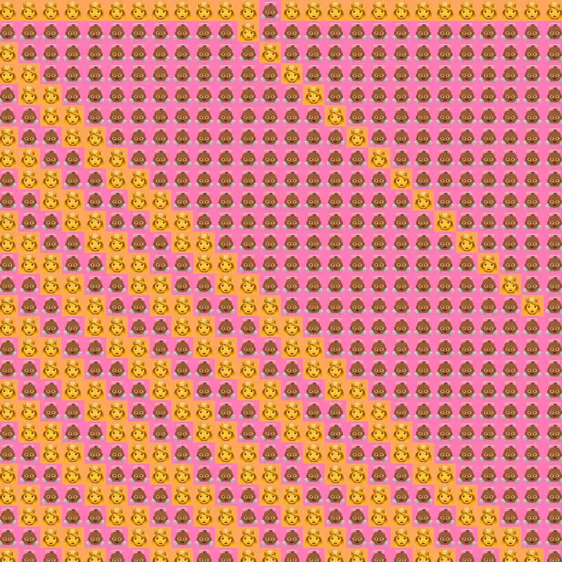 Elementary Cellular Emoji Automata #413