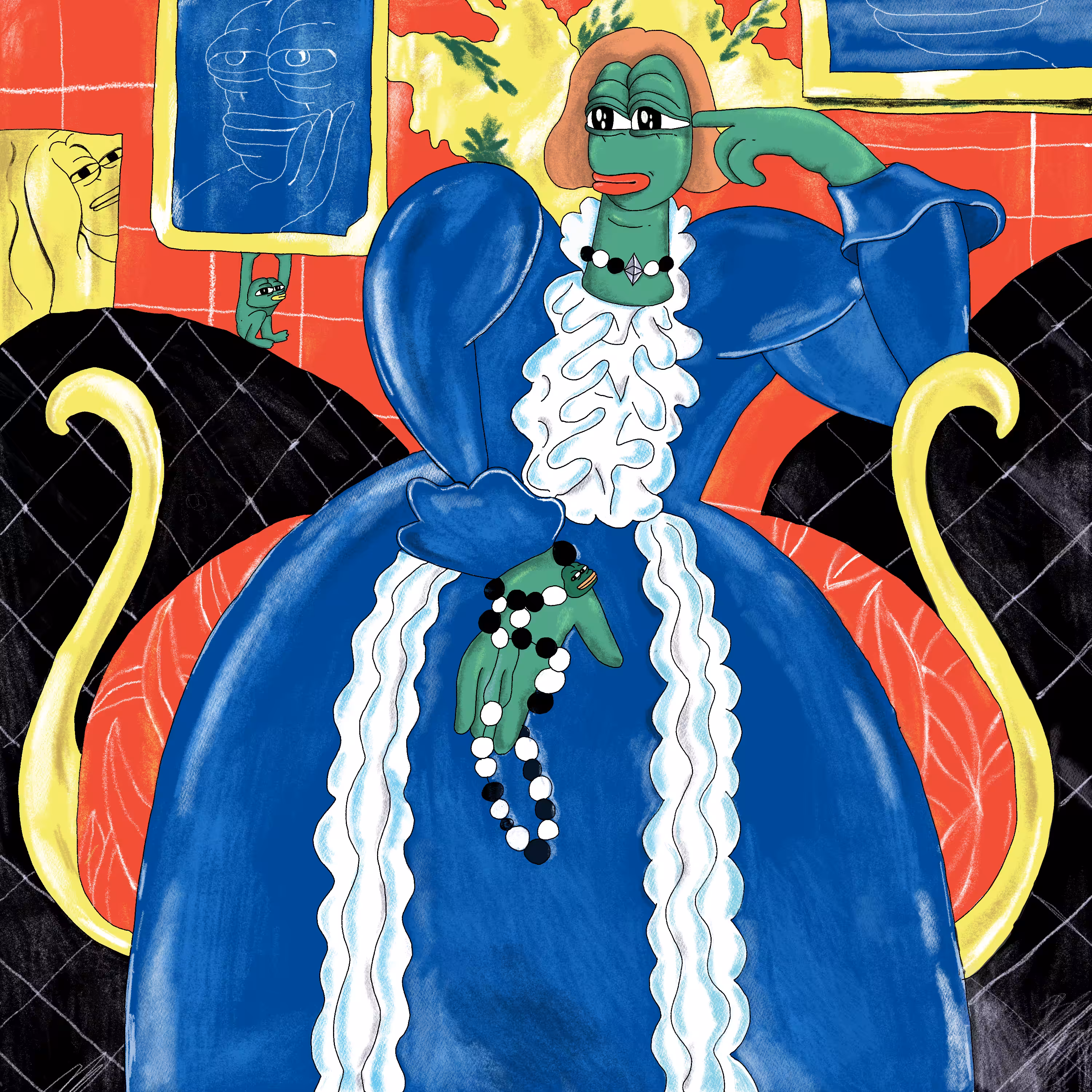 LADY FROG IN BLUE 02