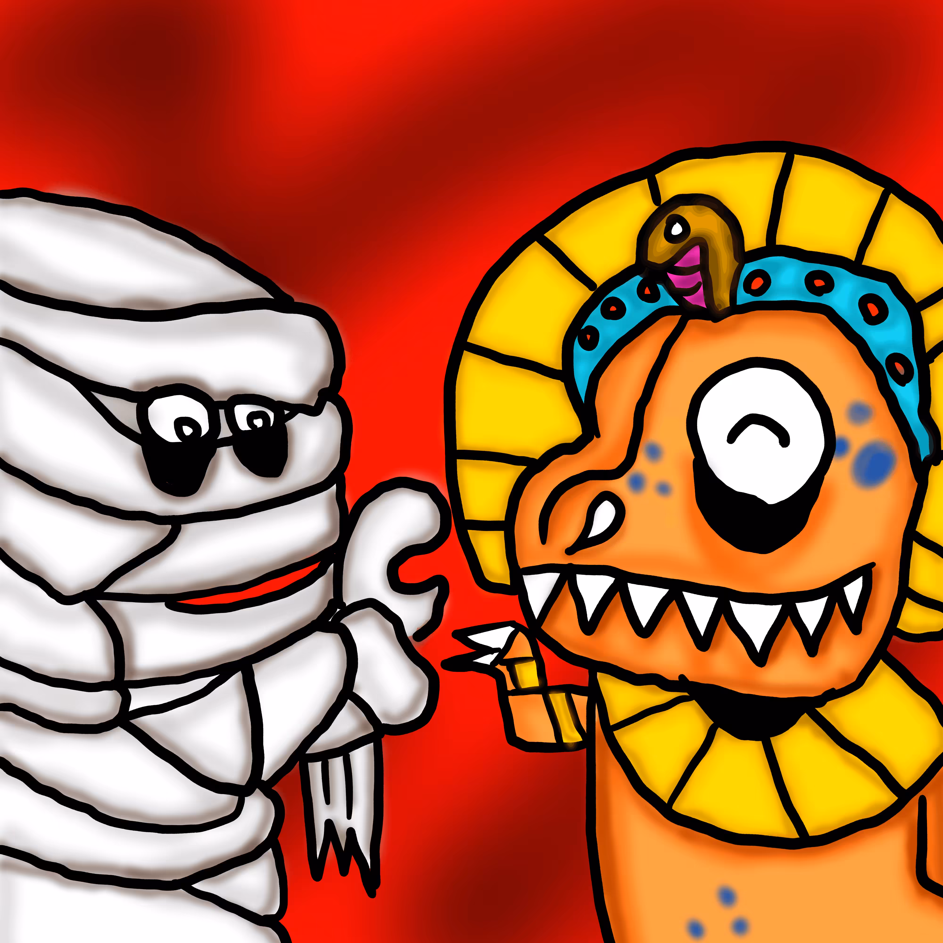 Silly Trex & friends28