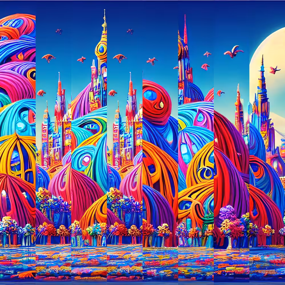 AI Psychedelic Candy #9