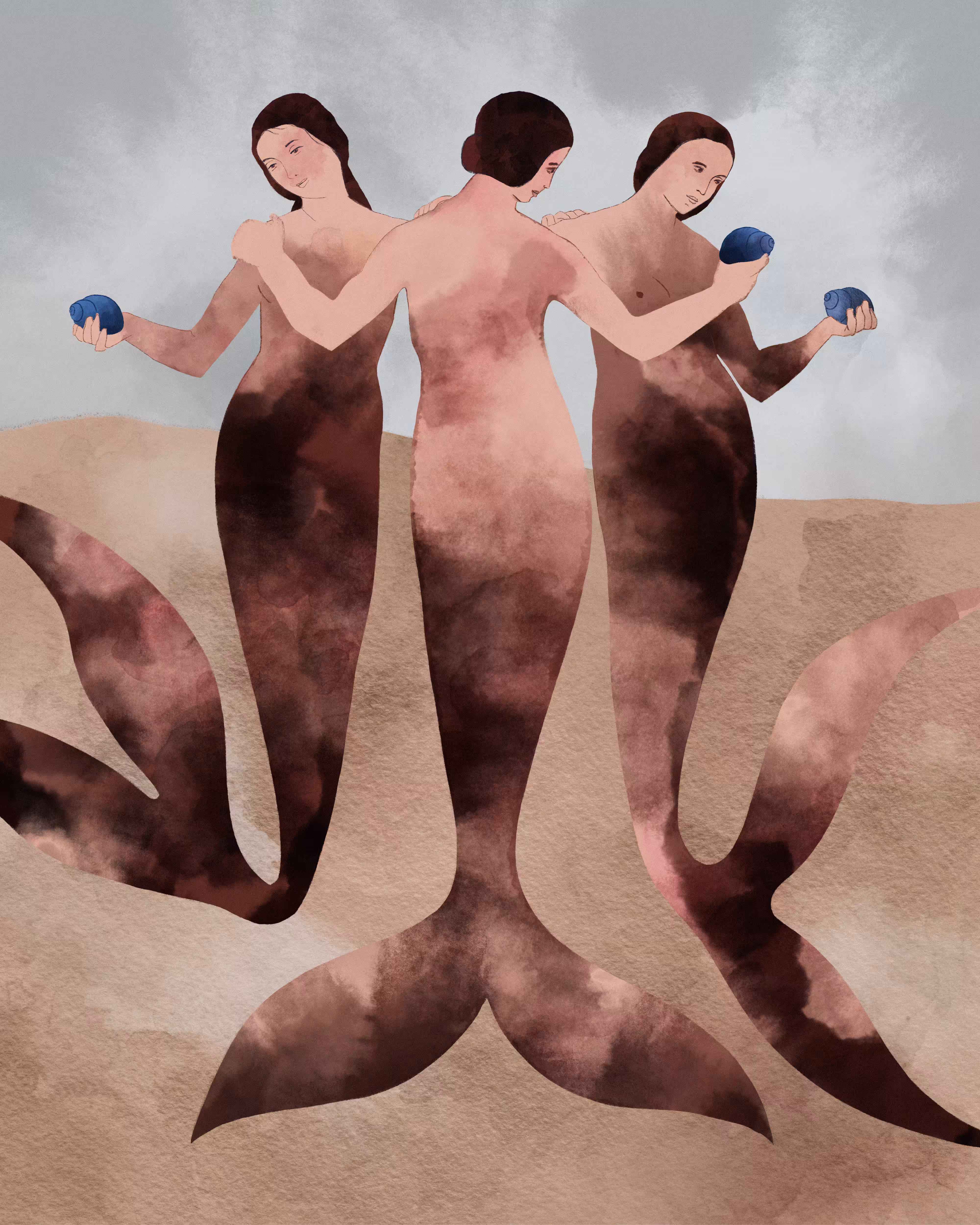 Three Mermaid Graces 
