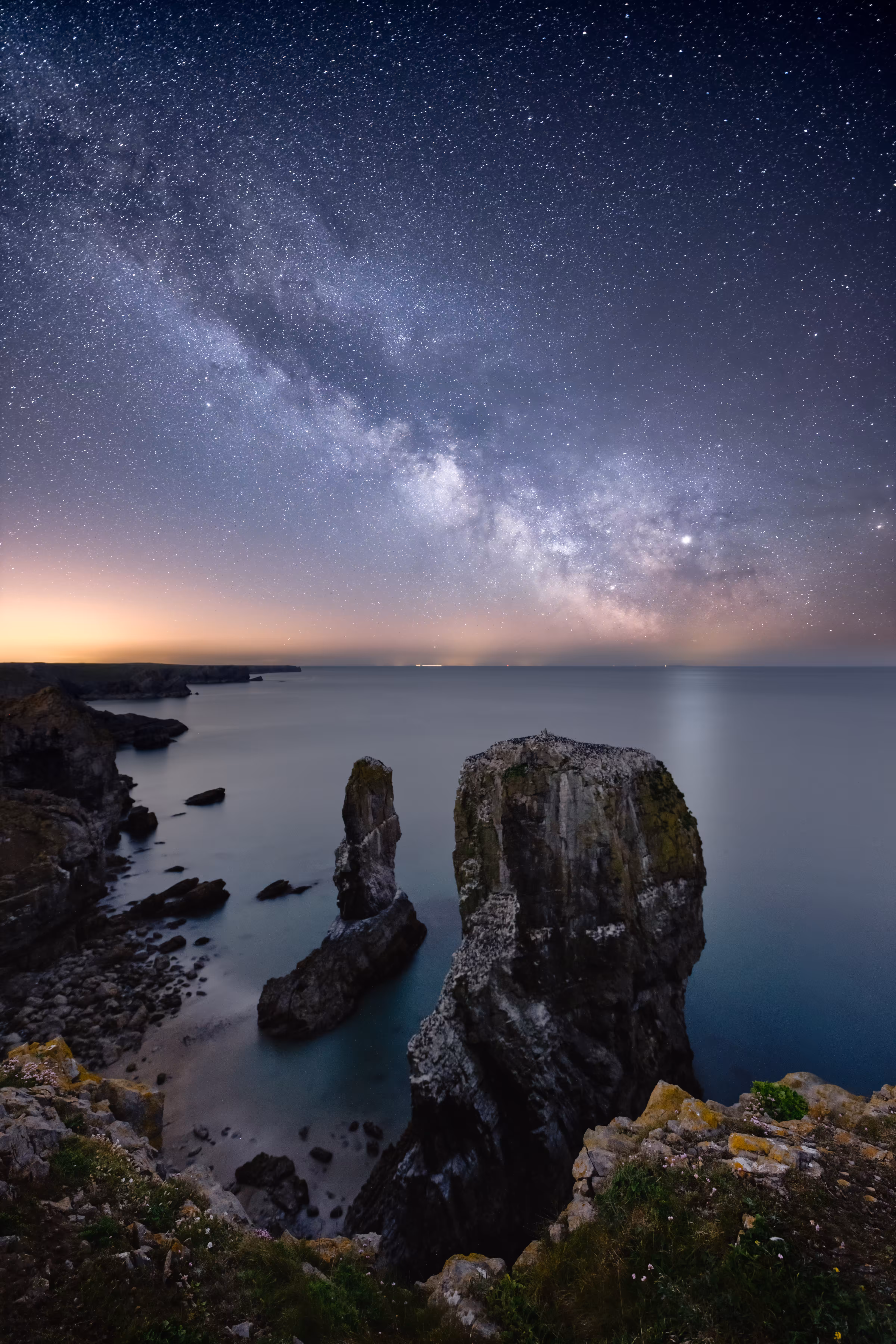 Milky Way Above The Pembrokeshire Coast