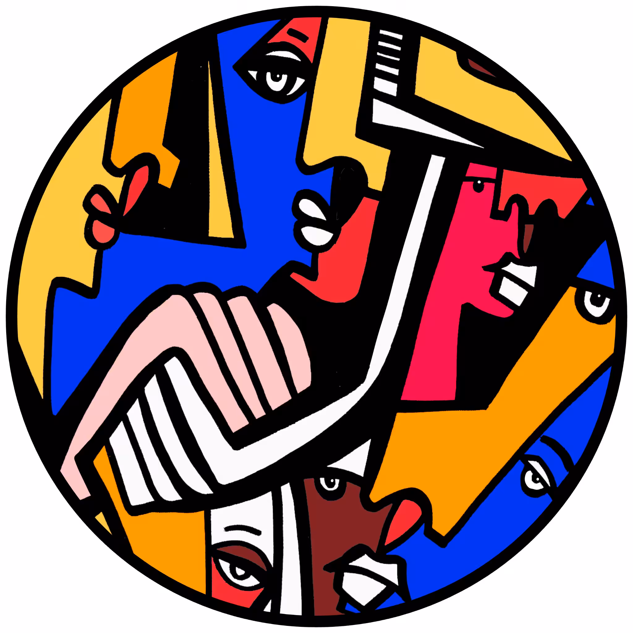 Cubist Circle 2