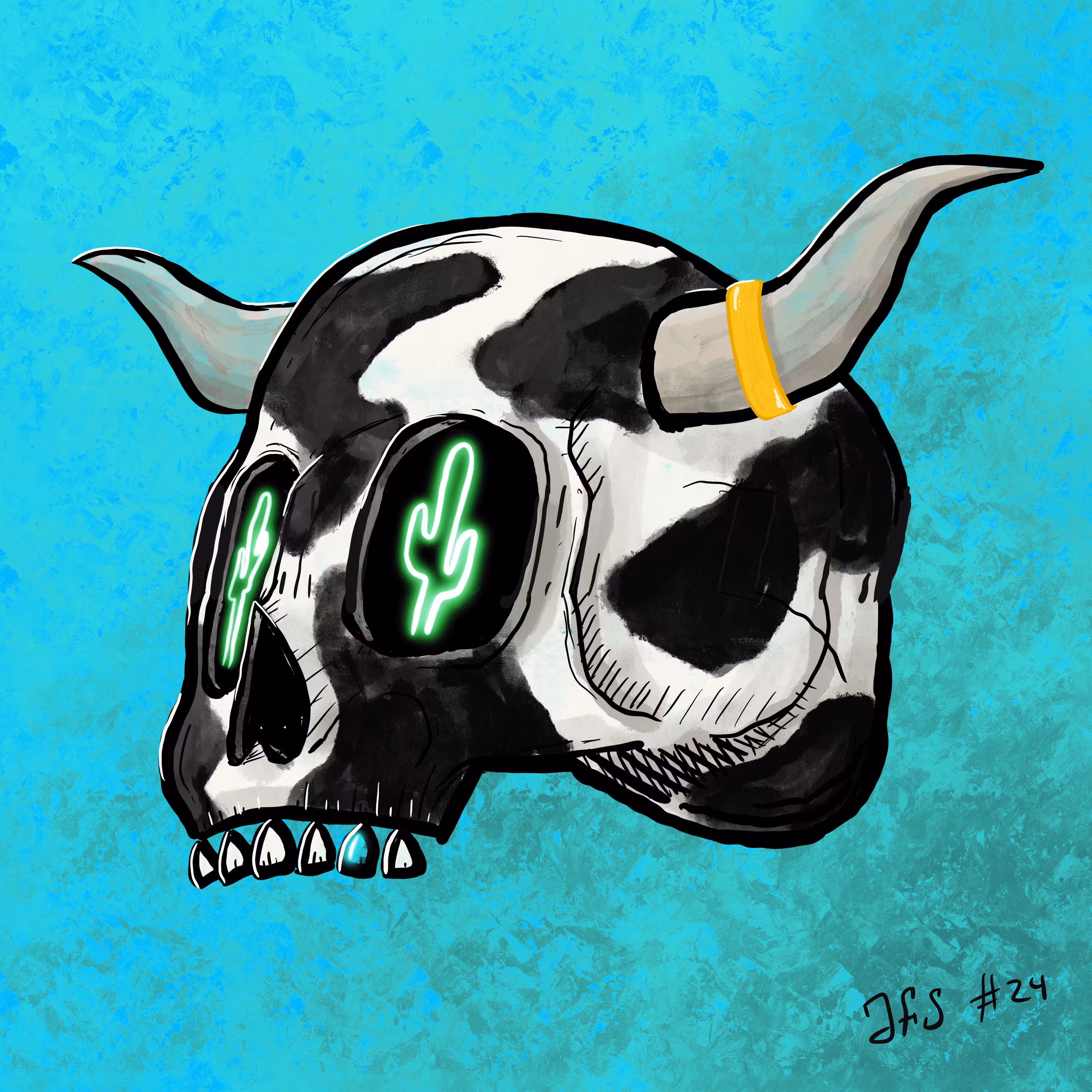Almost Fancy Skull #24
