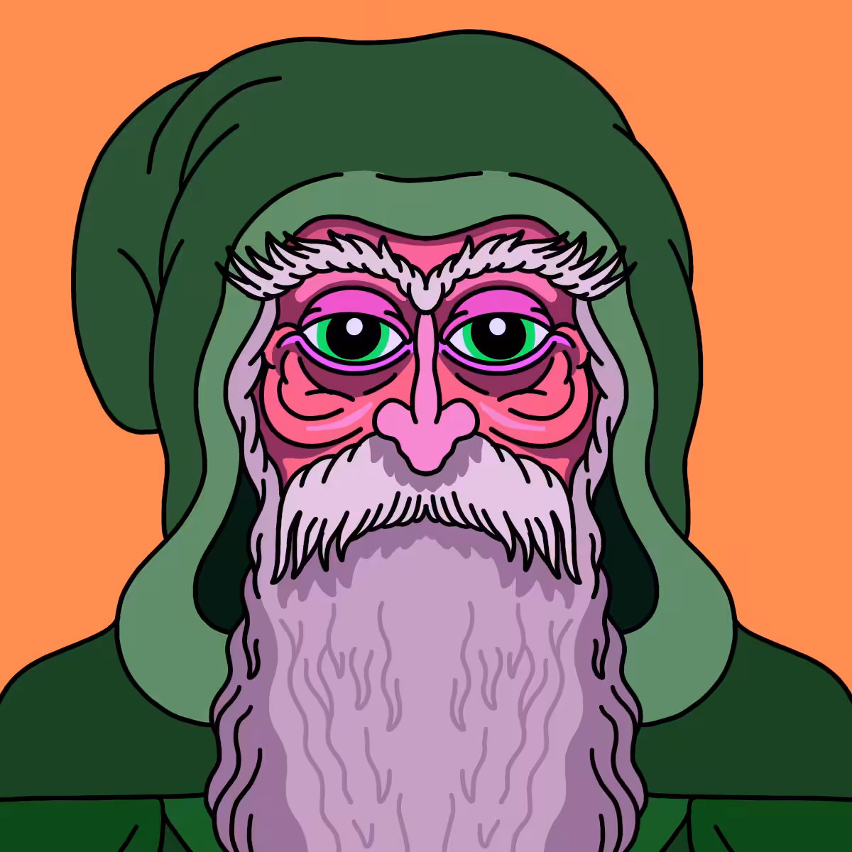 |Hedz| Green Hood Wizard