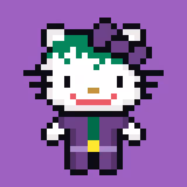 Henllo Kitty Joker #009