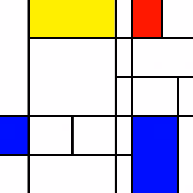compositioninredblueandyellow.art, (NFT) #45
