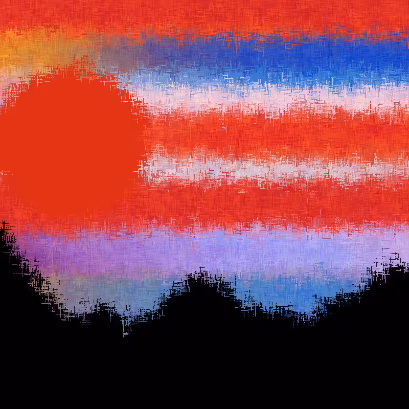 Sunset in memory #6