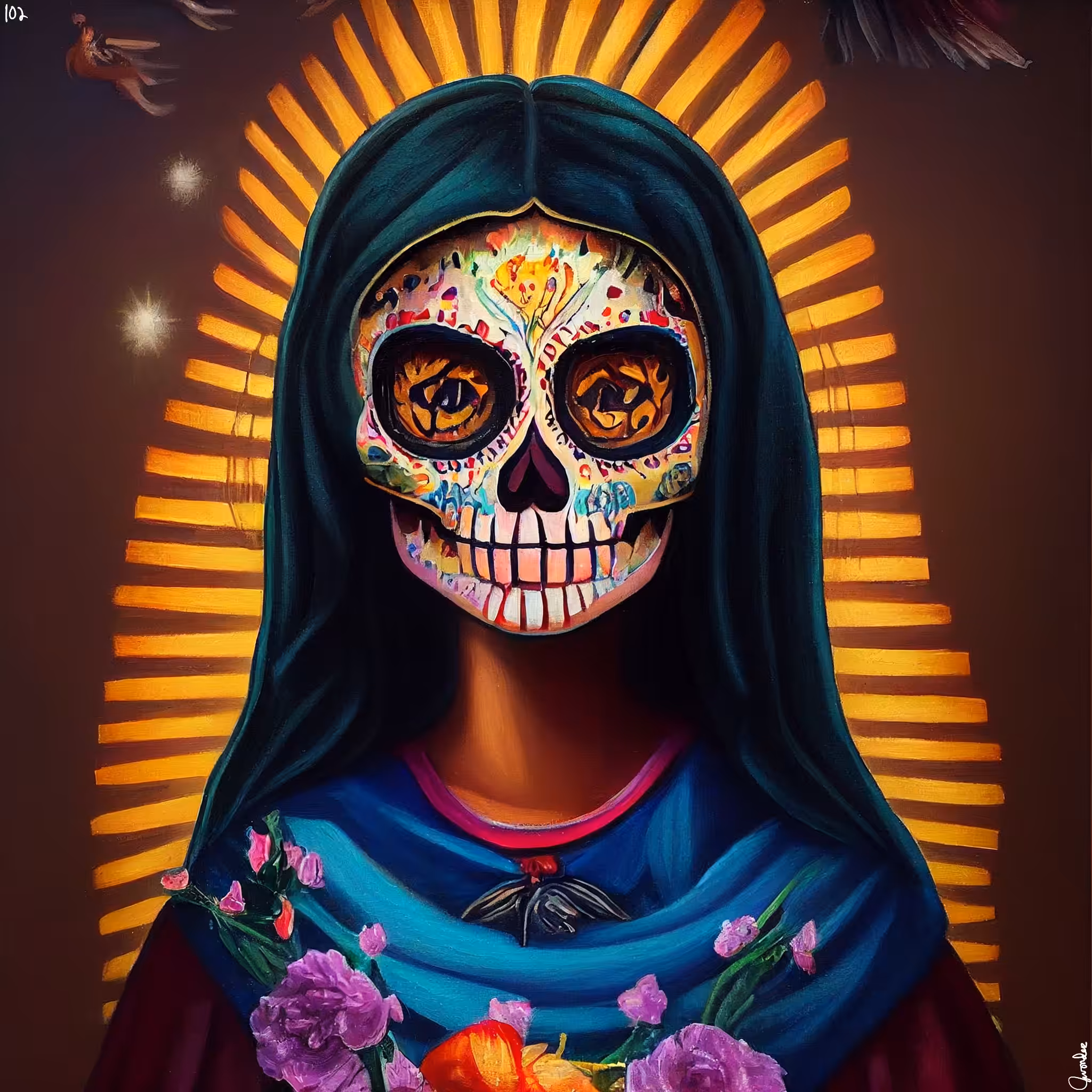 sugar skull #102