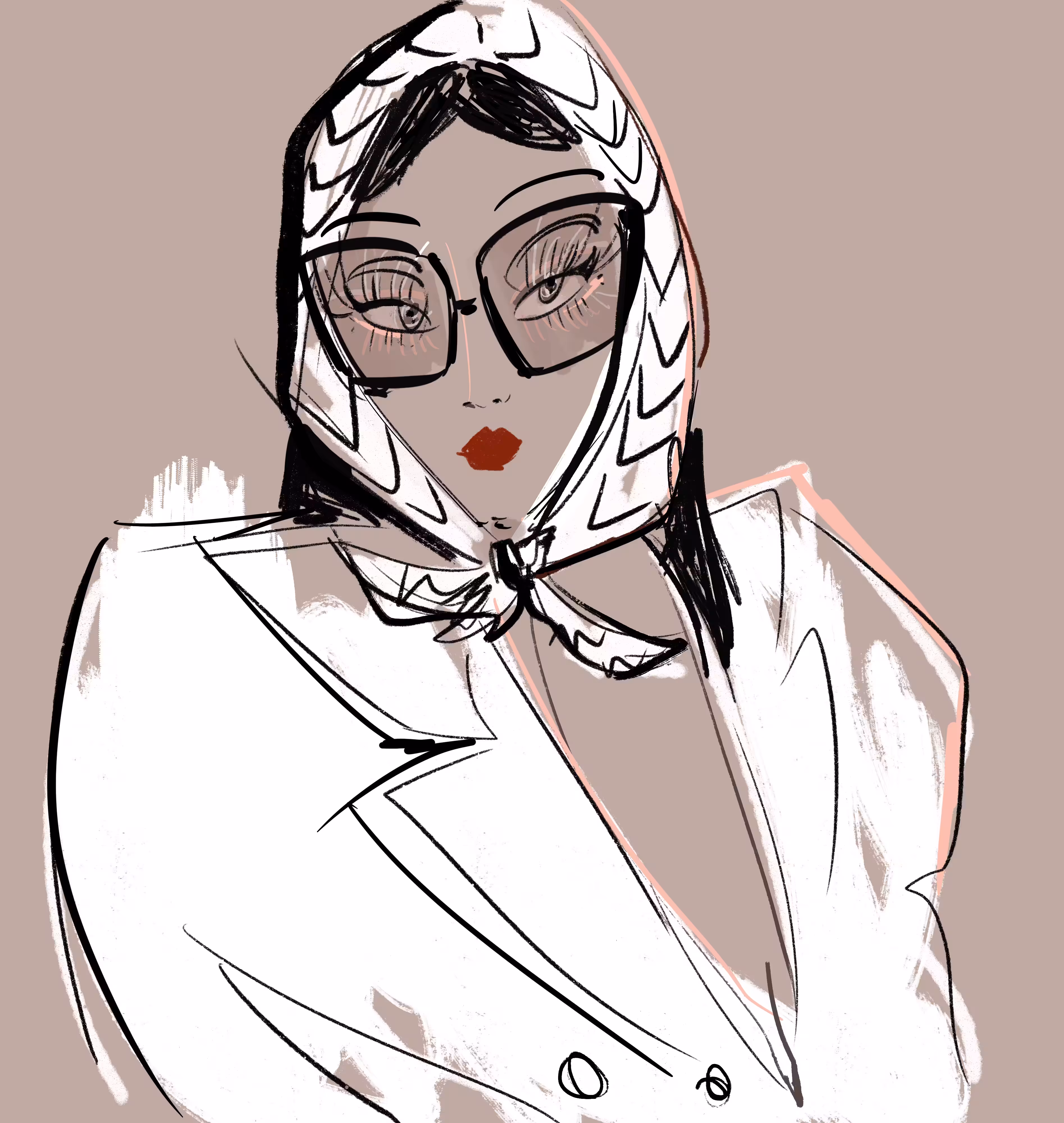 White Scarf