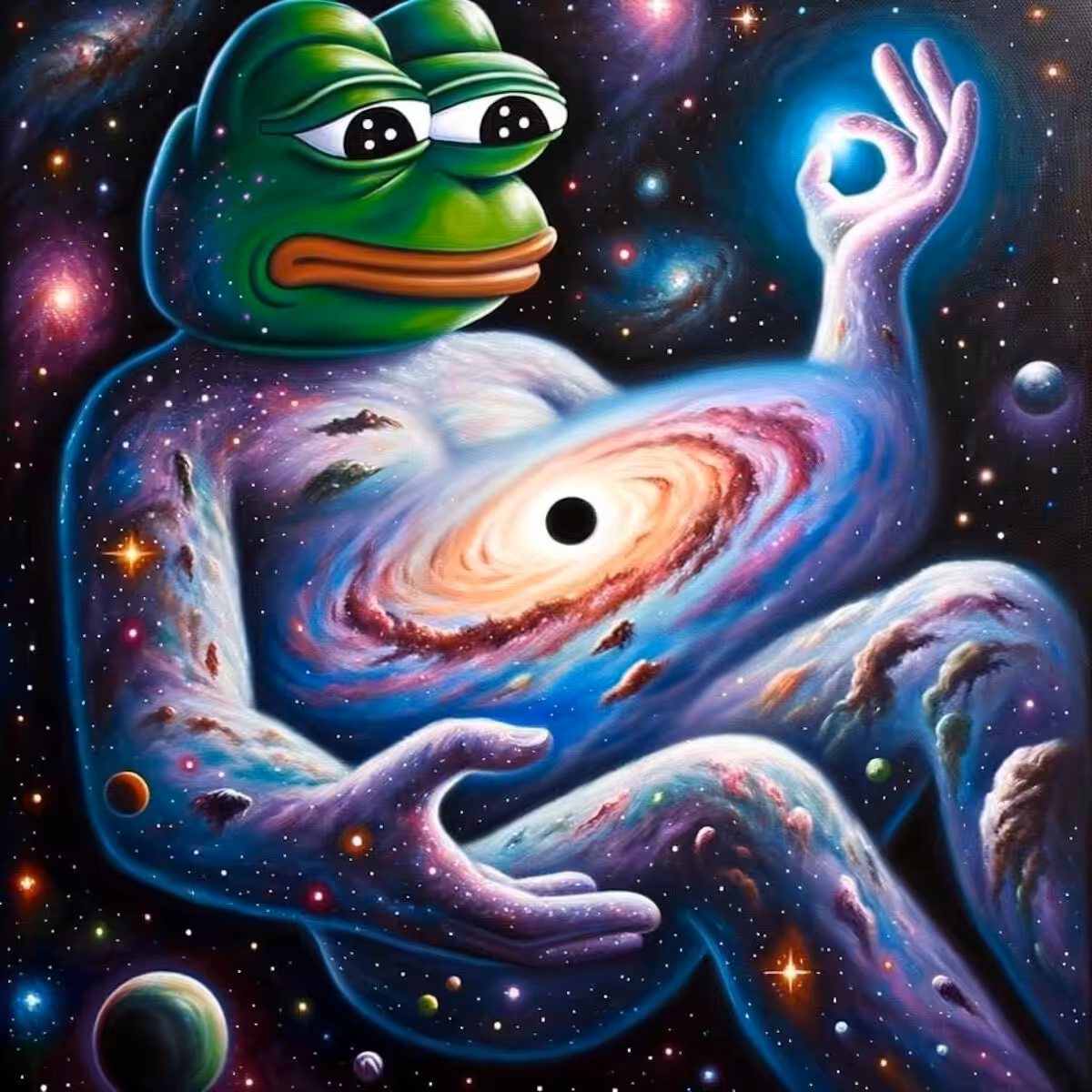 World Of Pepe 🐸: Galactic Guru Pepe