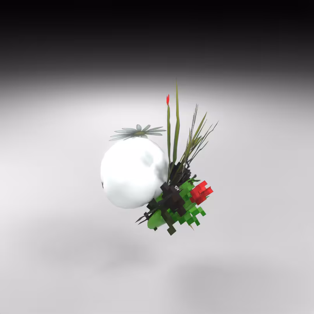 Hand-hacked Bouquet 62