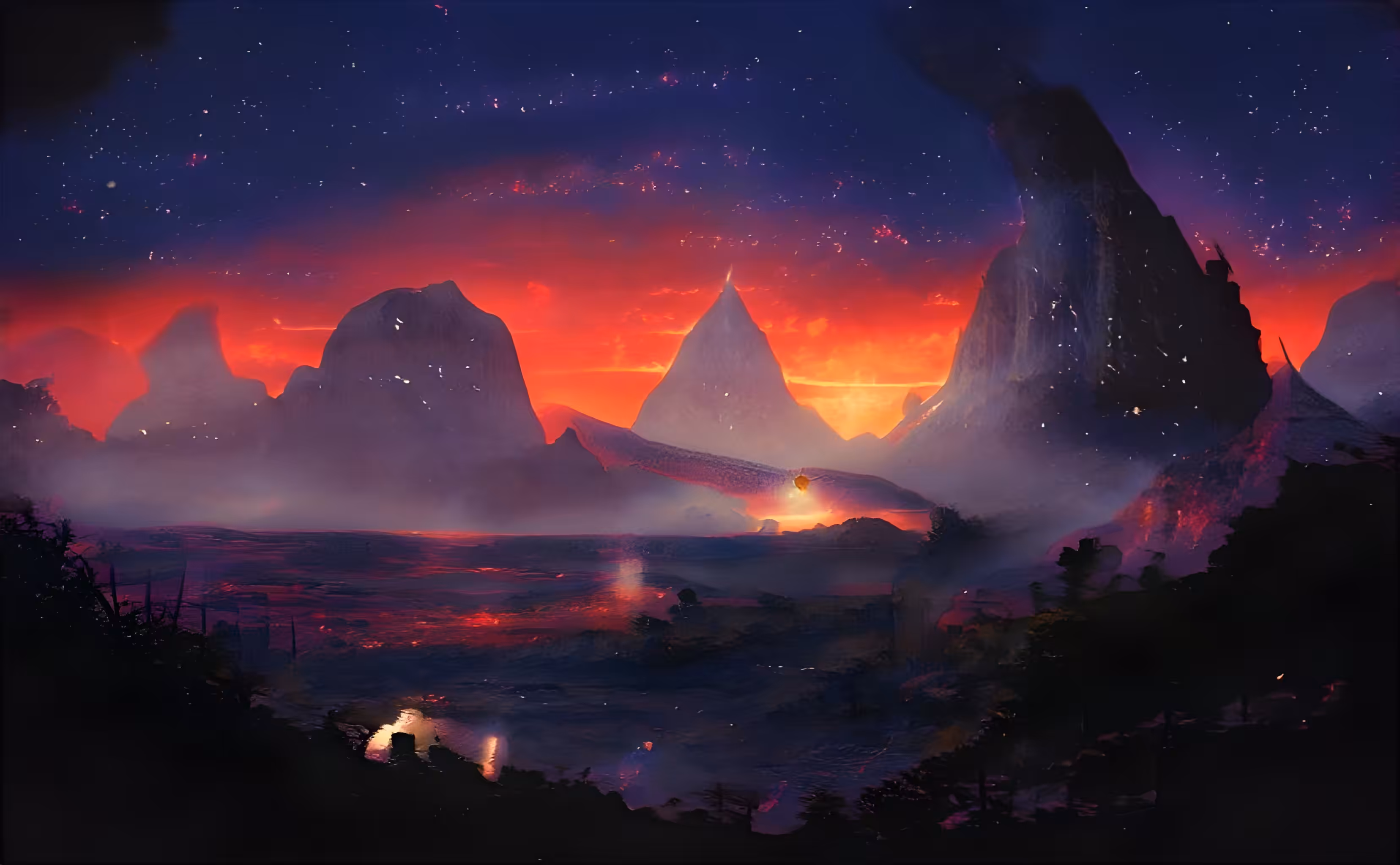 Fire on Mountains