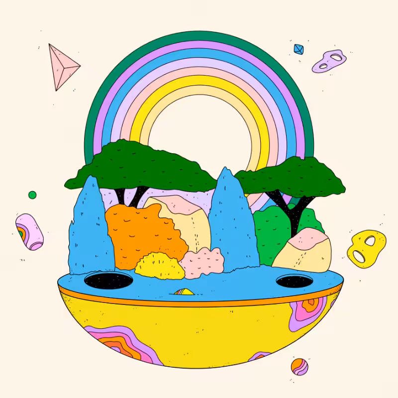 🌈🌴🪐 #241