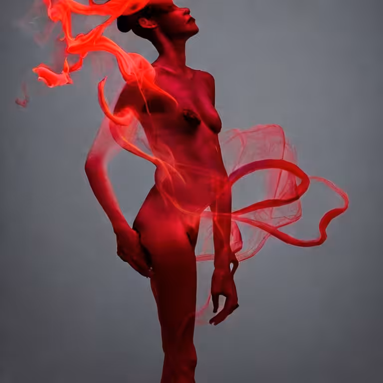 Passionate with red