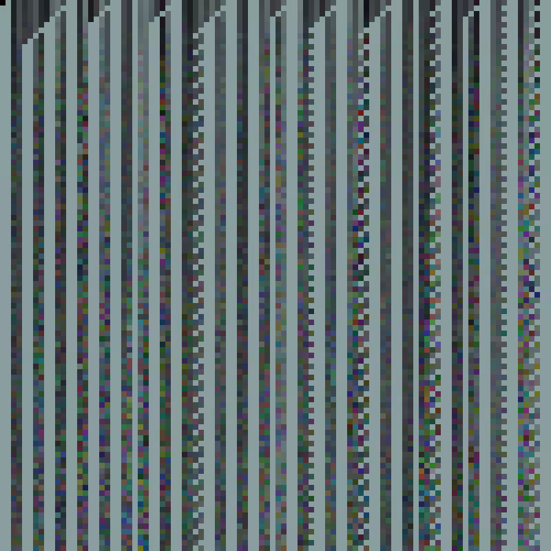 Colored Elementary Cellular Automaton #315
