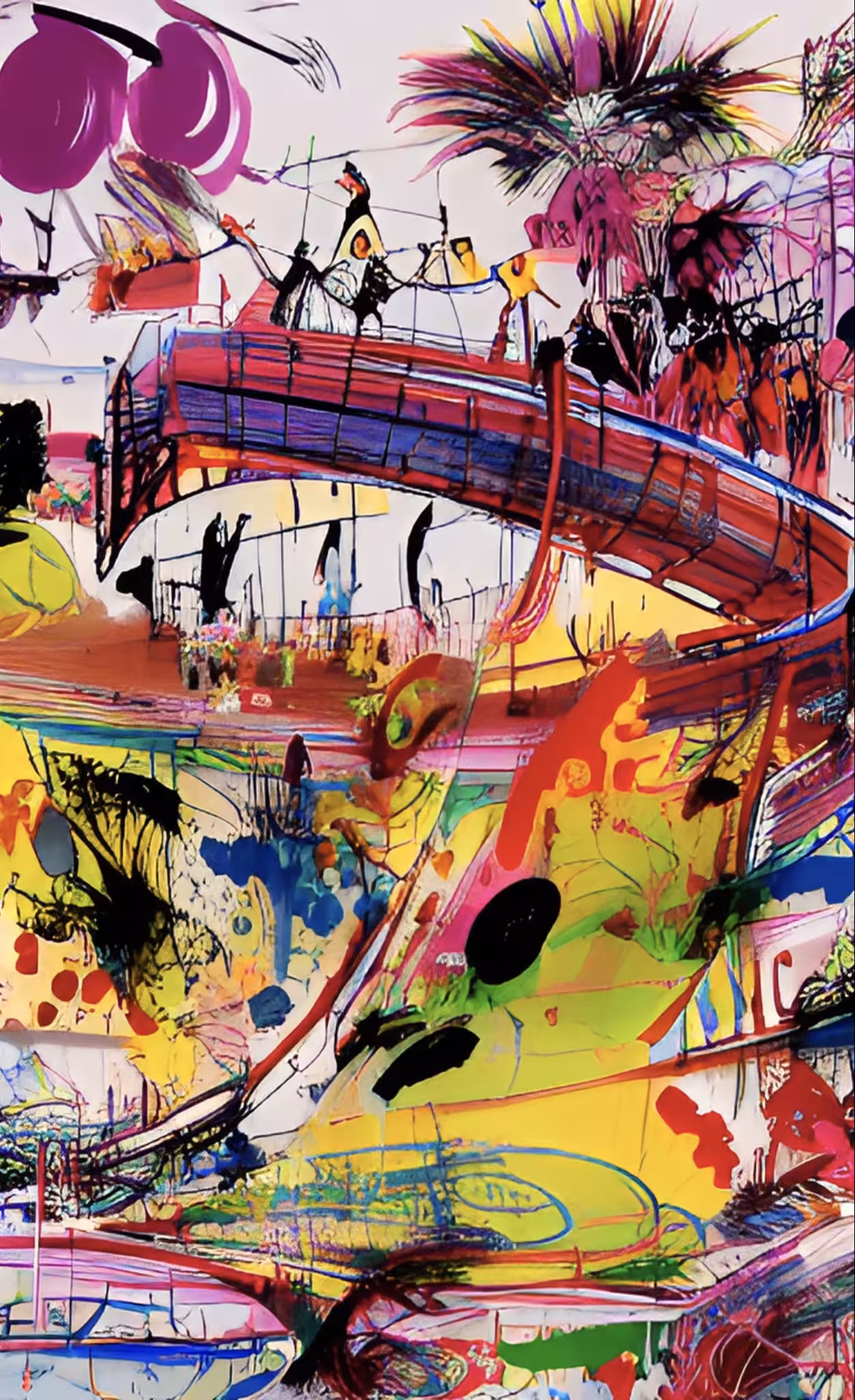 Abstract paint