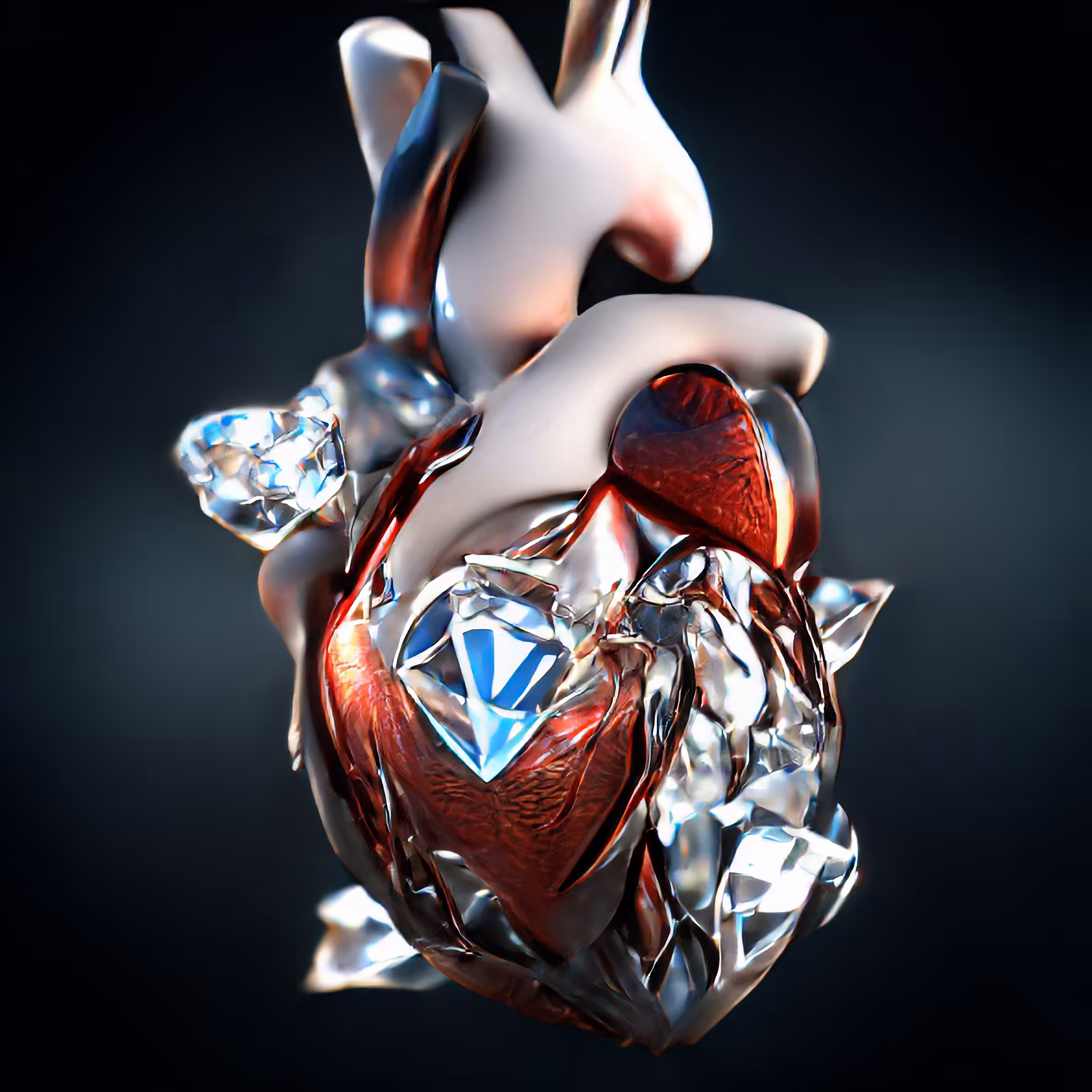 Diamond heart