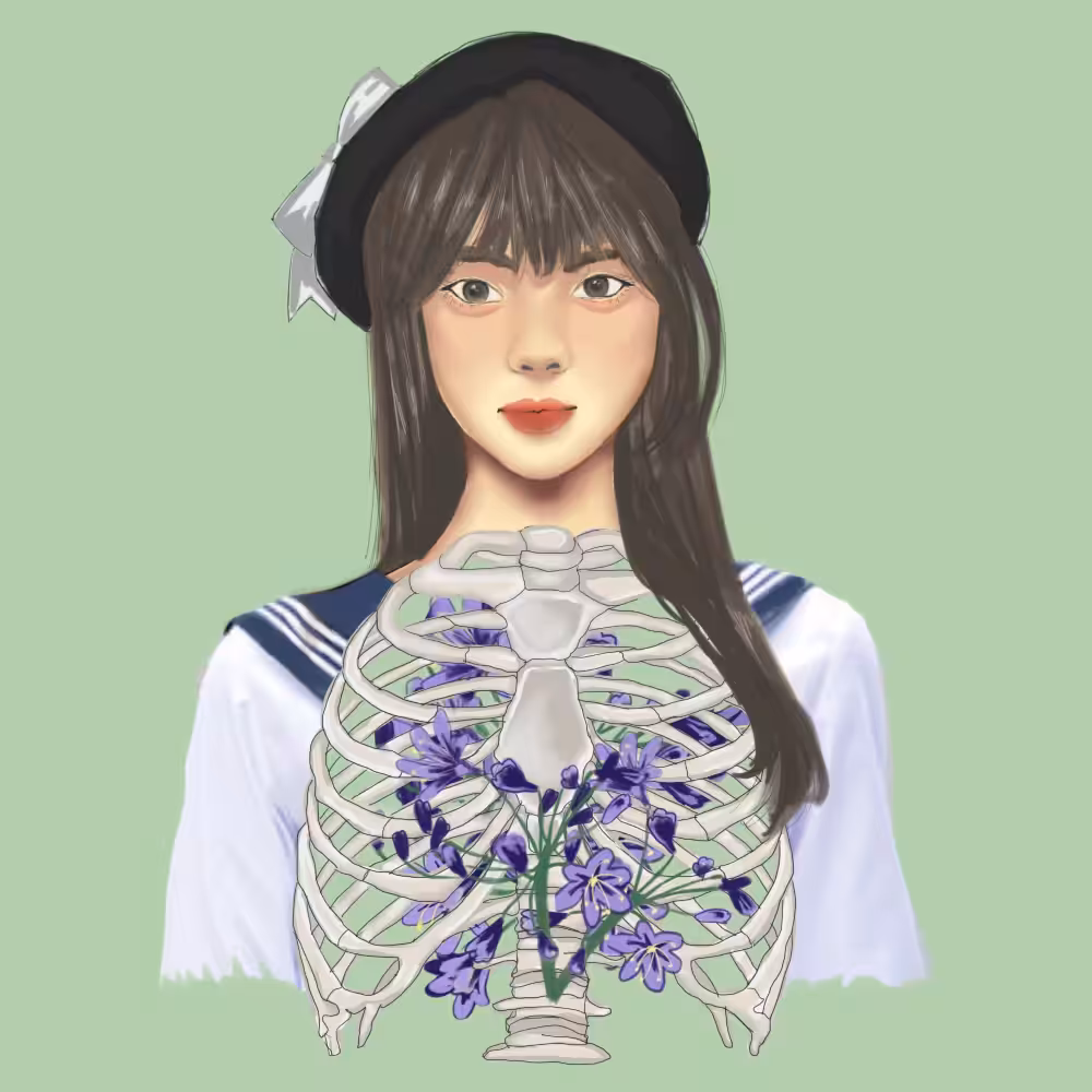Blooming Skeleton 06
