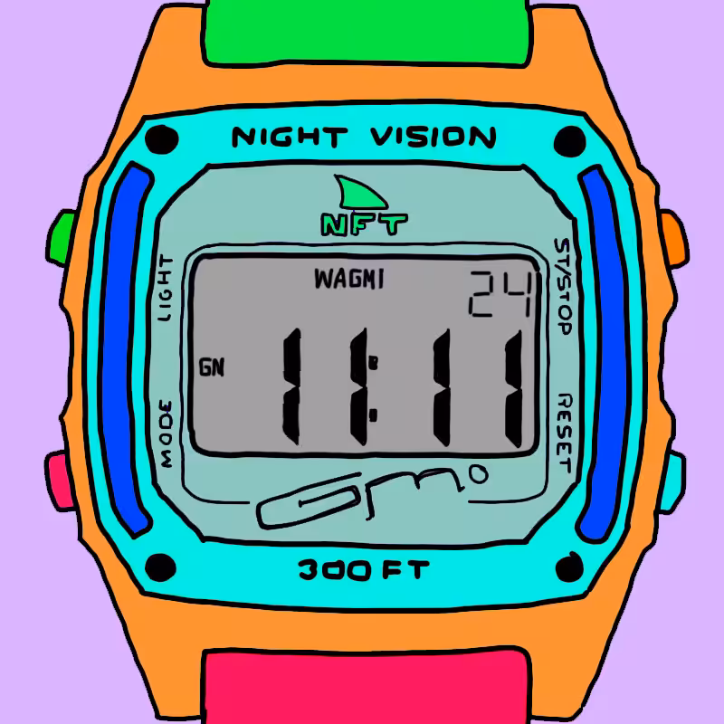 Make a Wish NFT Watch - Colorway #34