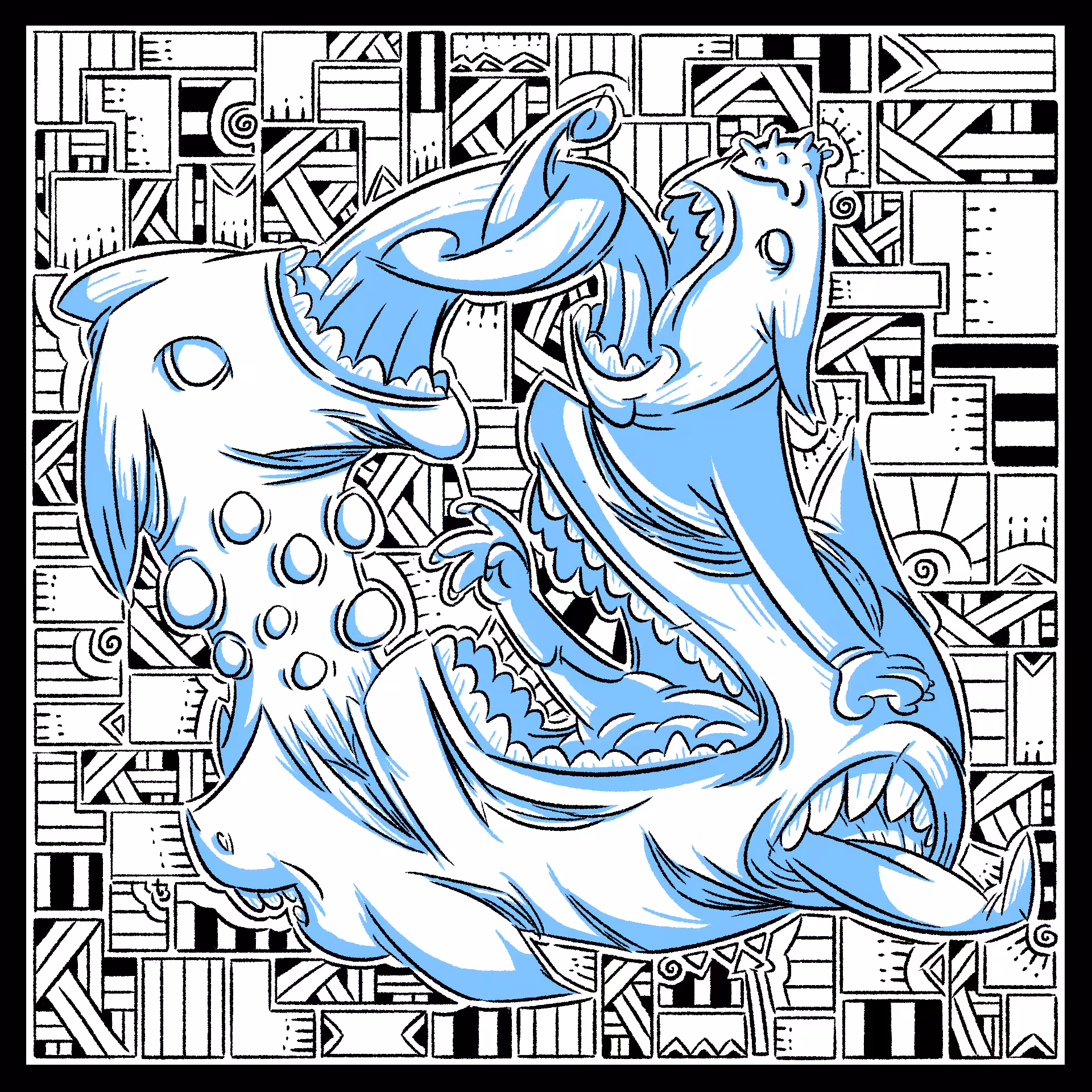Creature 025 Lineart