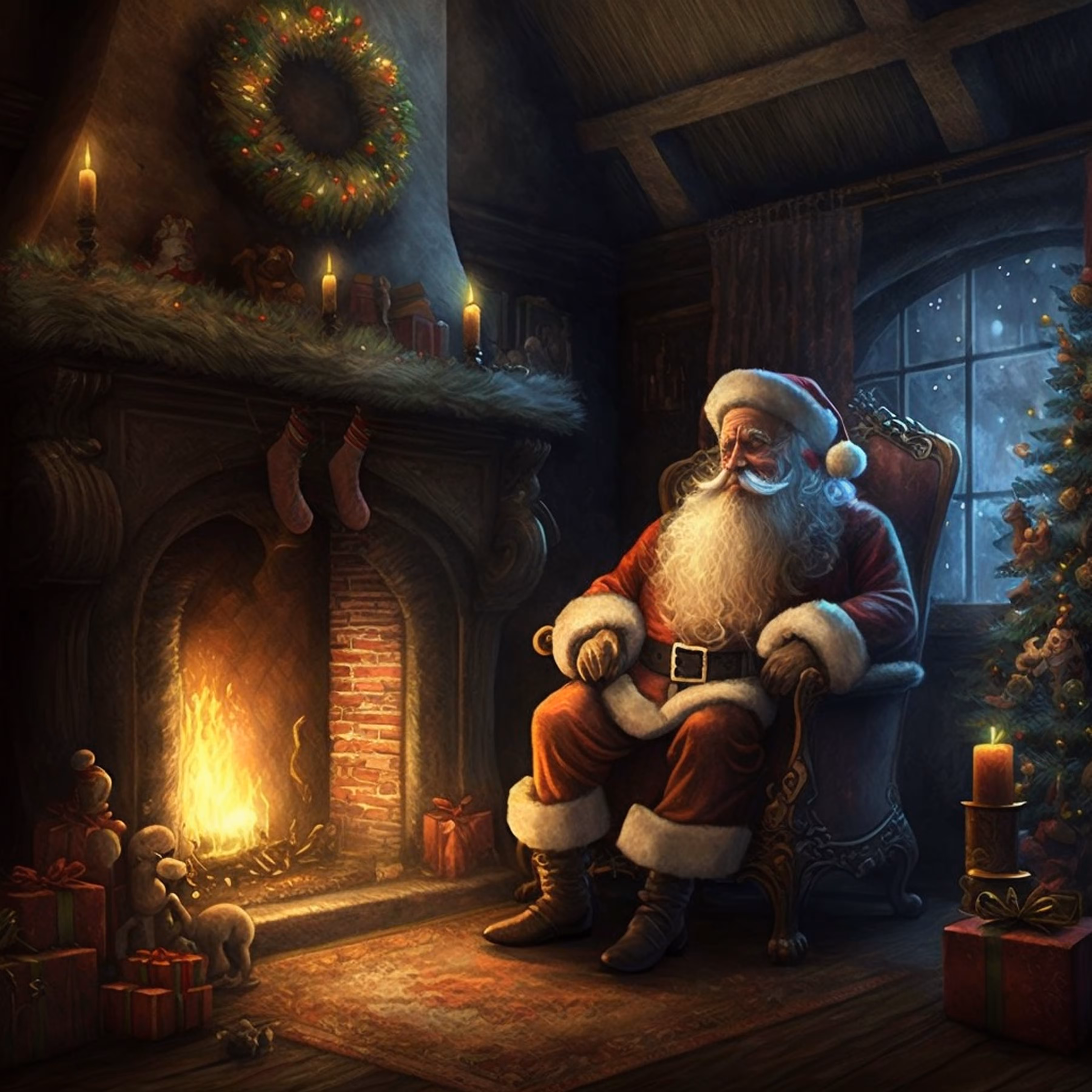 Santa by Sollog