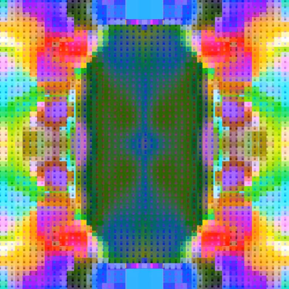 Magical Pixelated Kaleidoscope #7