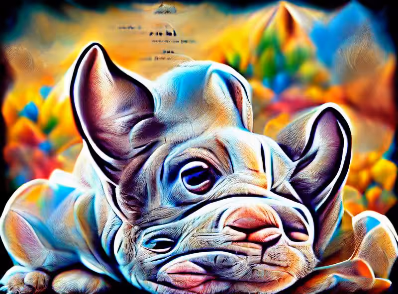 Abraham's First Works: French Bulldog Puppy