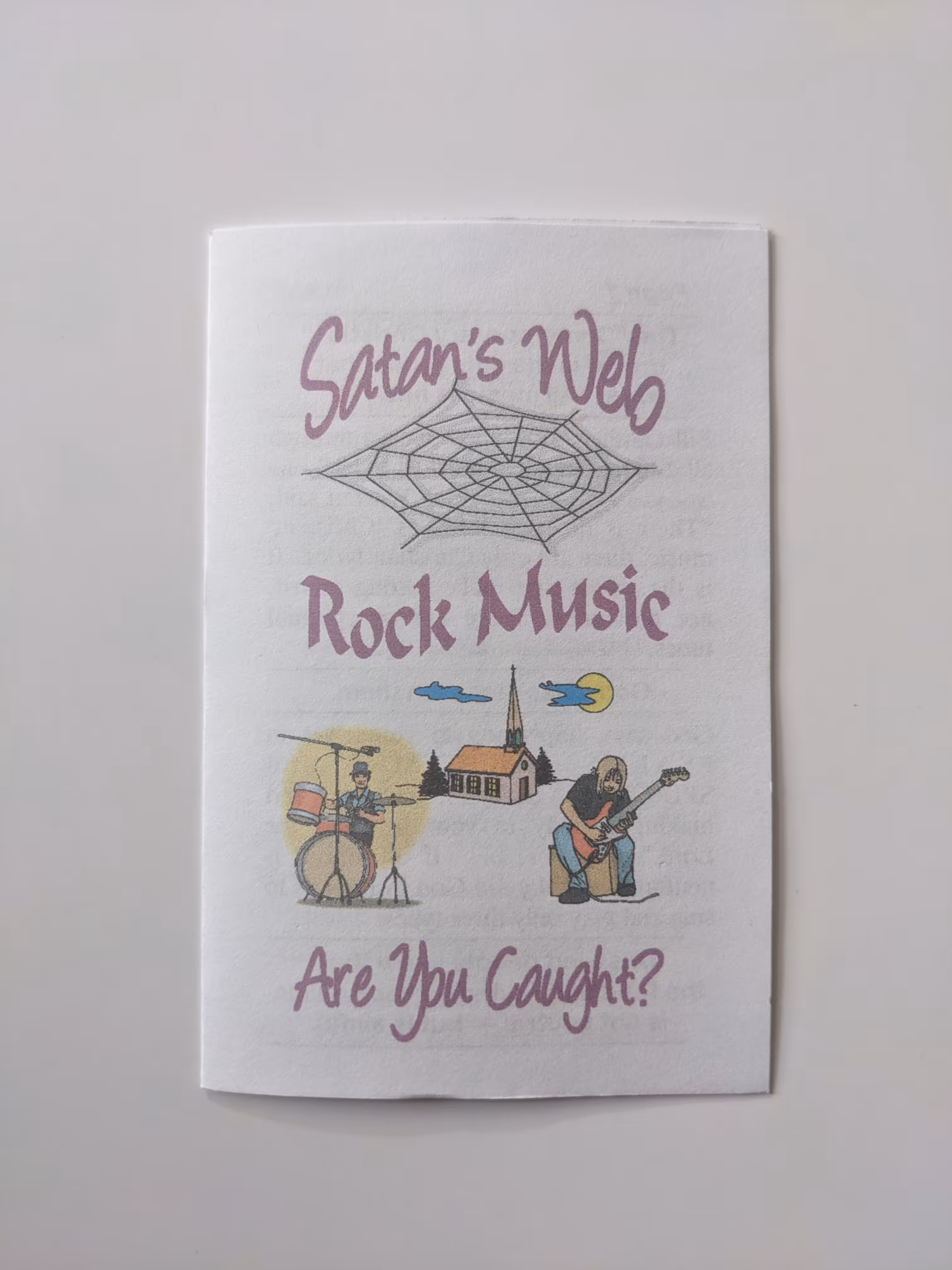 Subway Jesus Pamphlets: Satan's Web - Rock Music
