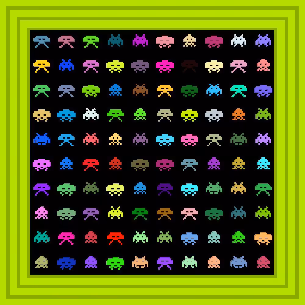 🔥🔥👾🔥🔥 :: Procedural Symbols (👾) #372/1000
