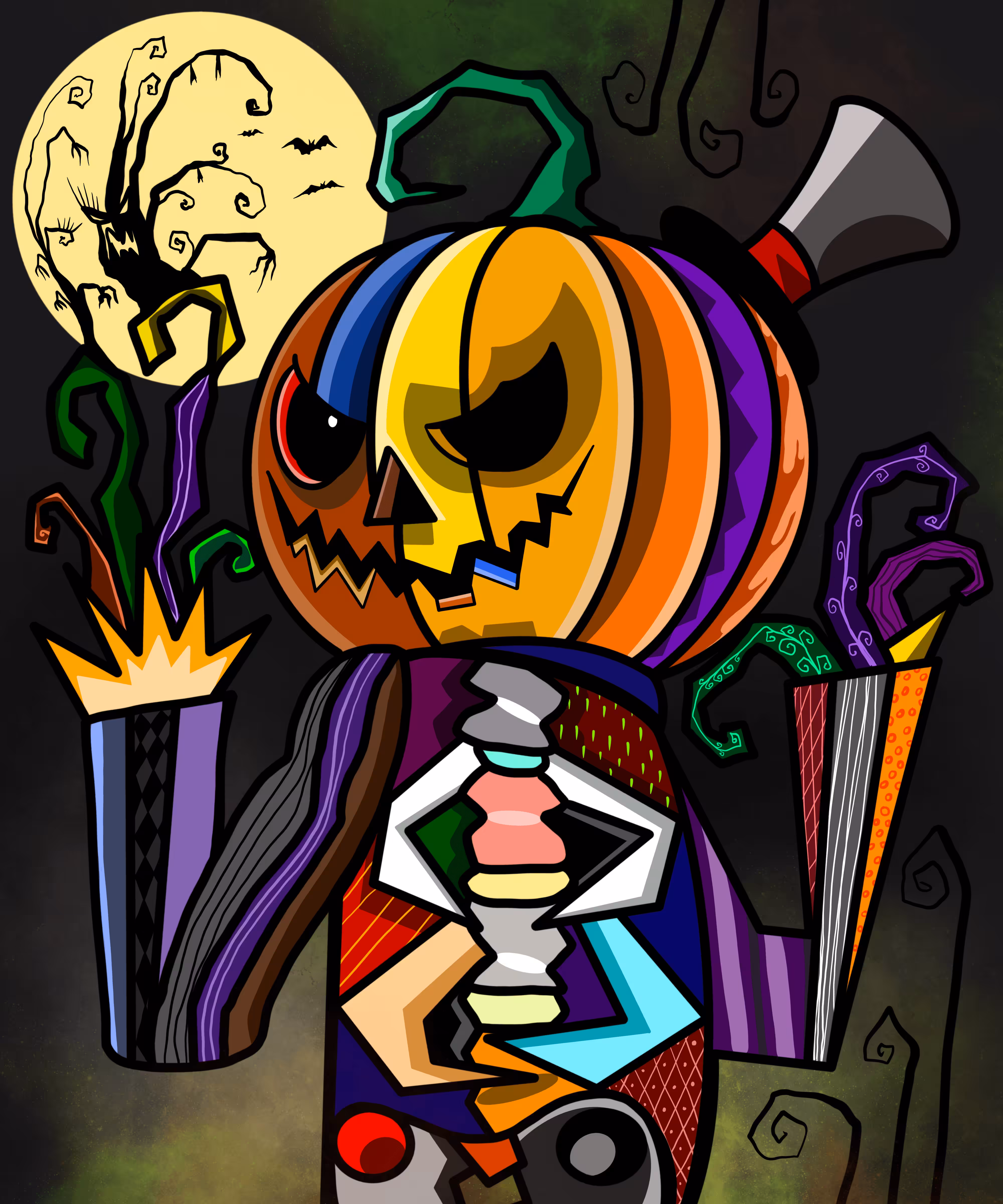 children's art development: halloween 1