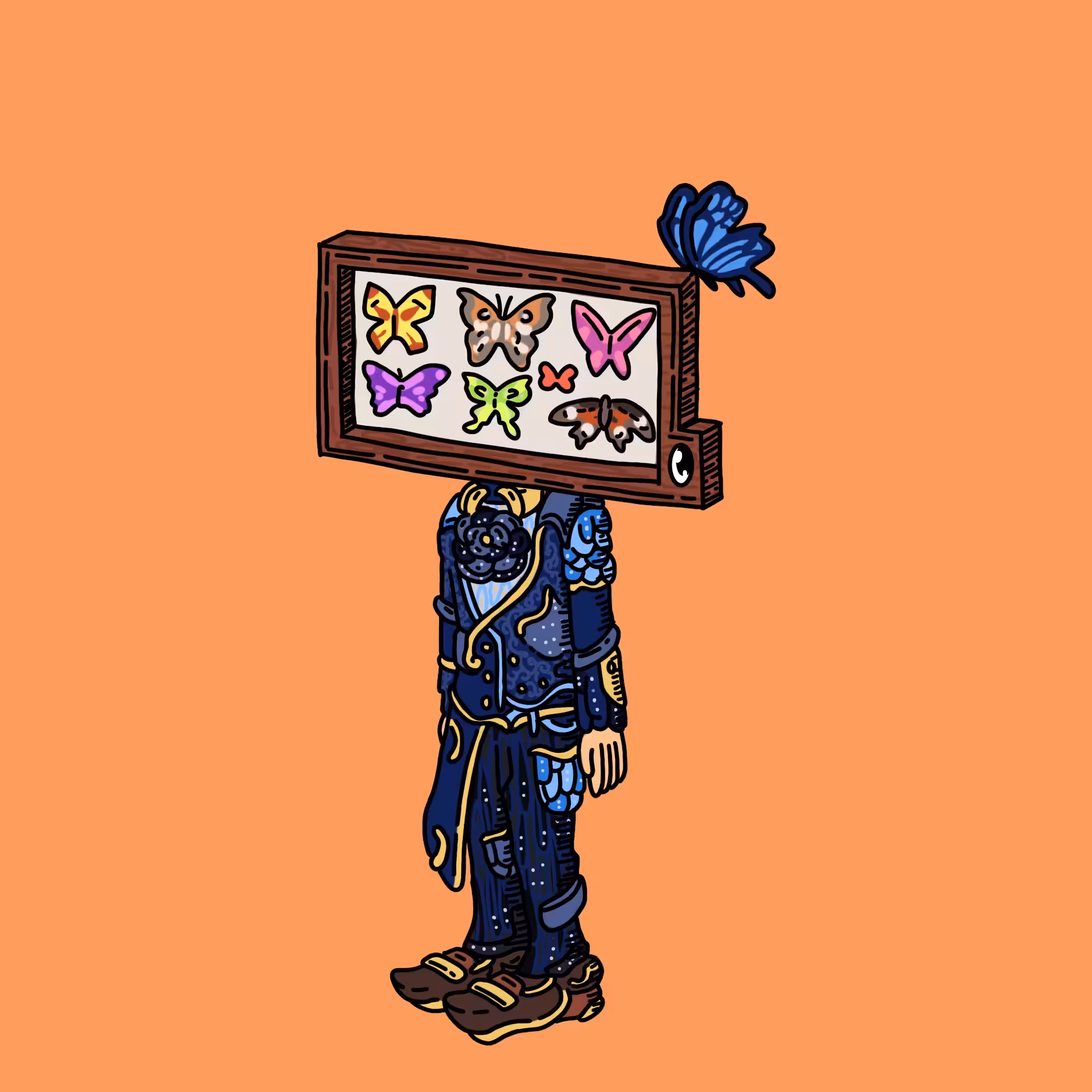 Butterflycollector one eyed guy #00176