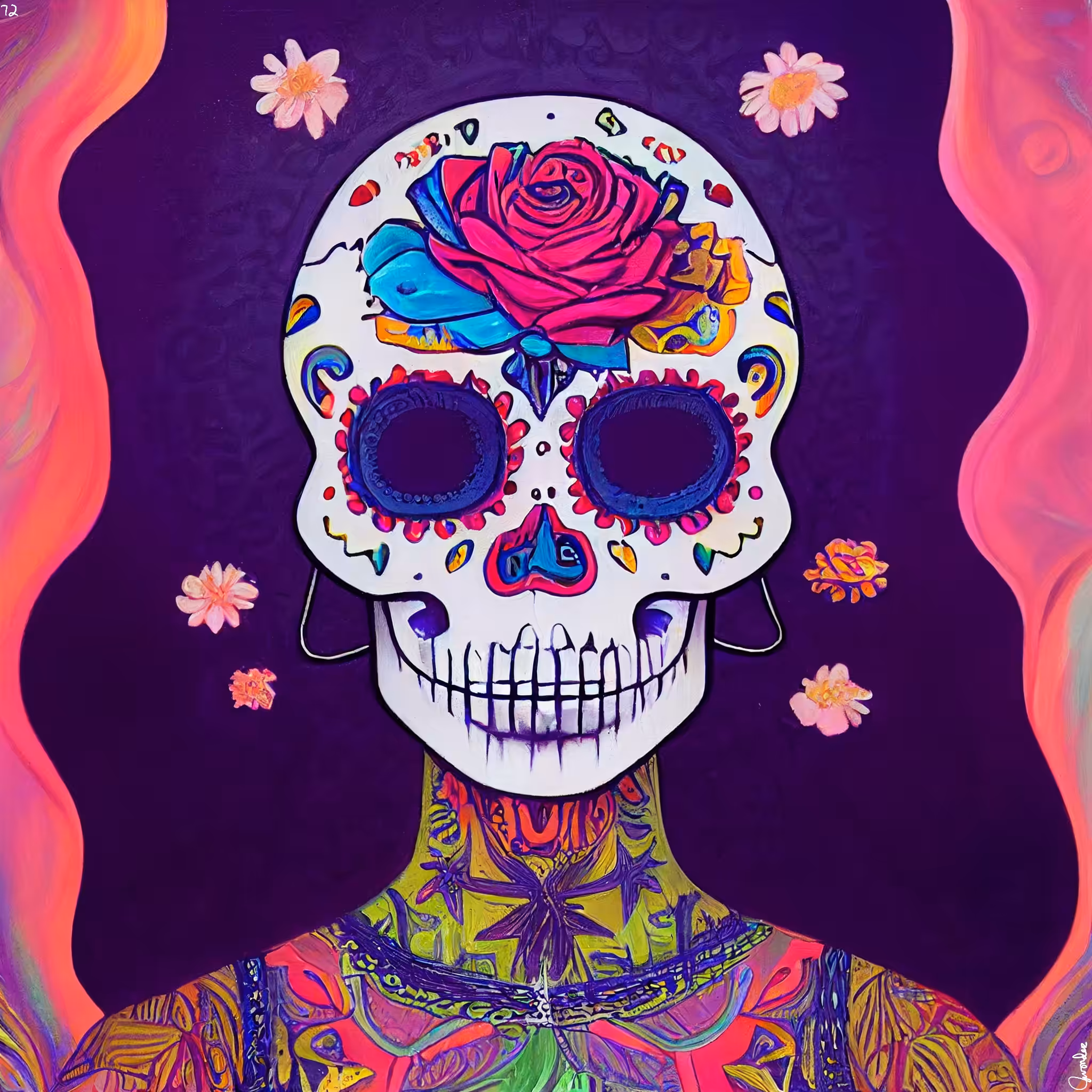 sugar skull #72
