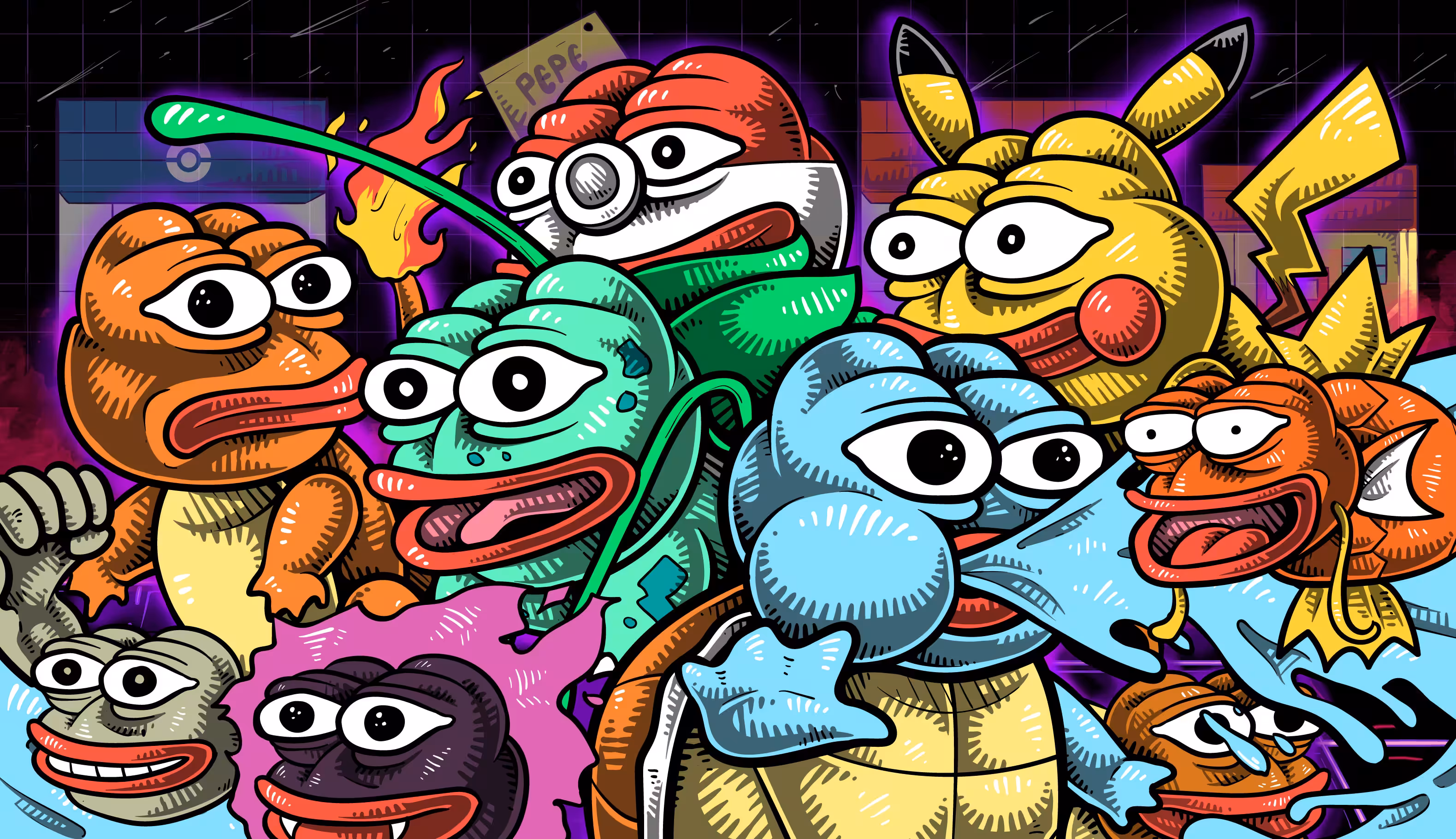 Pepemon Squid