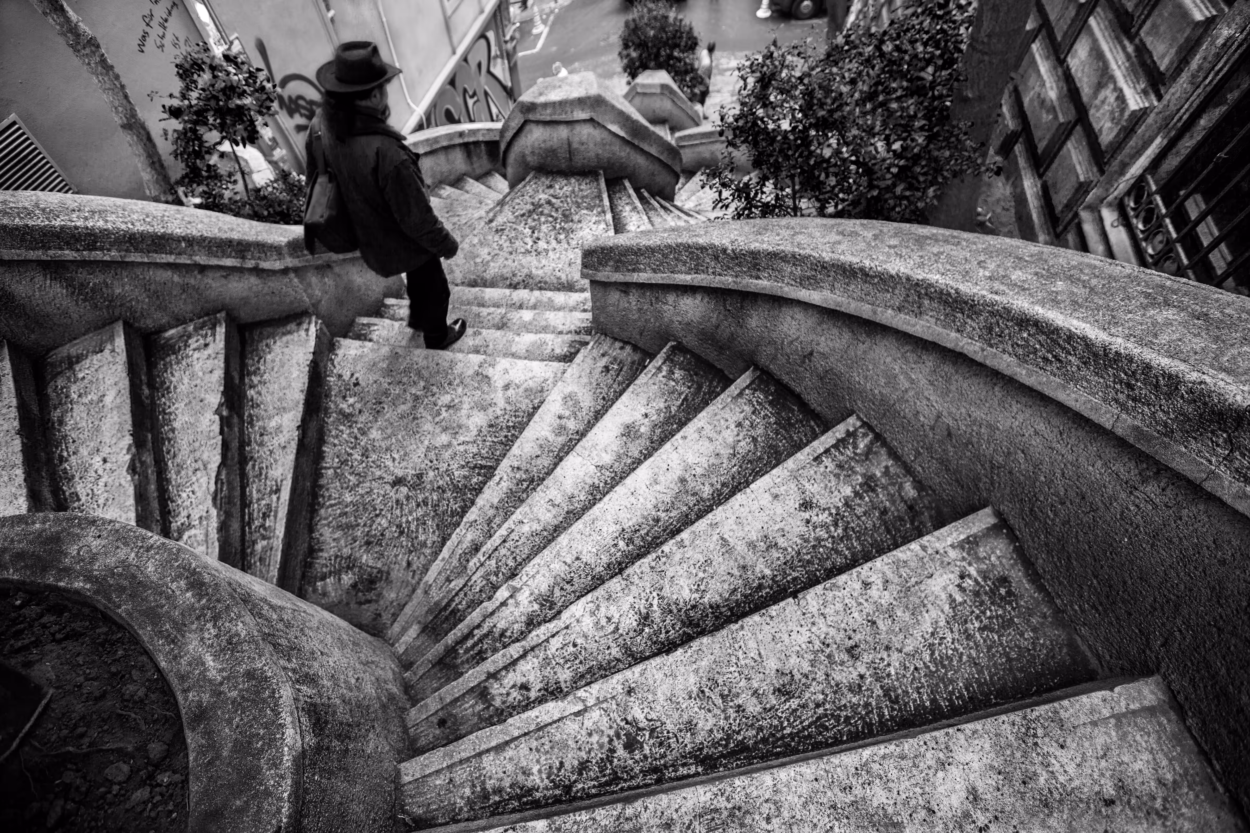 loneliness on the stairs