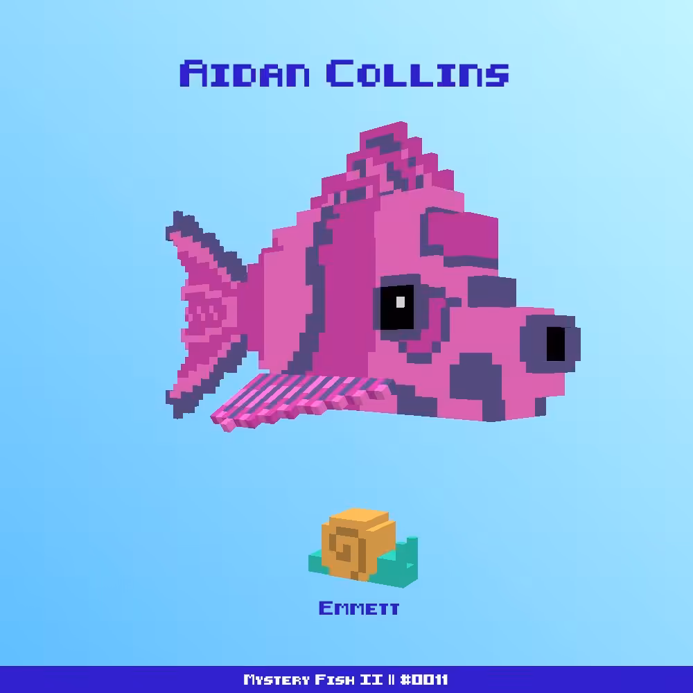 Aidan Collins :: Mystery Fish 0011/1000