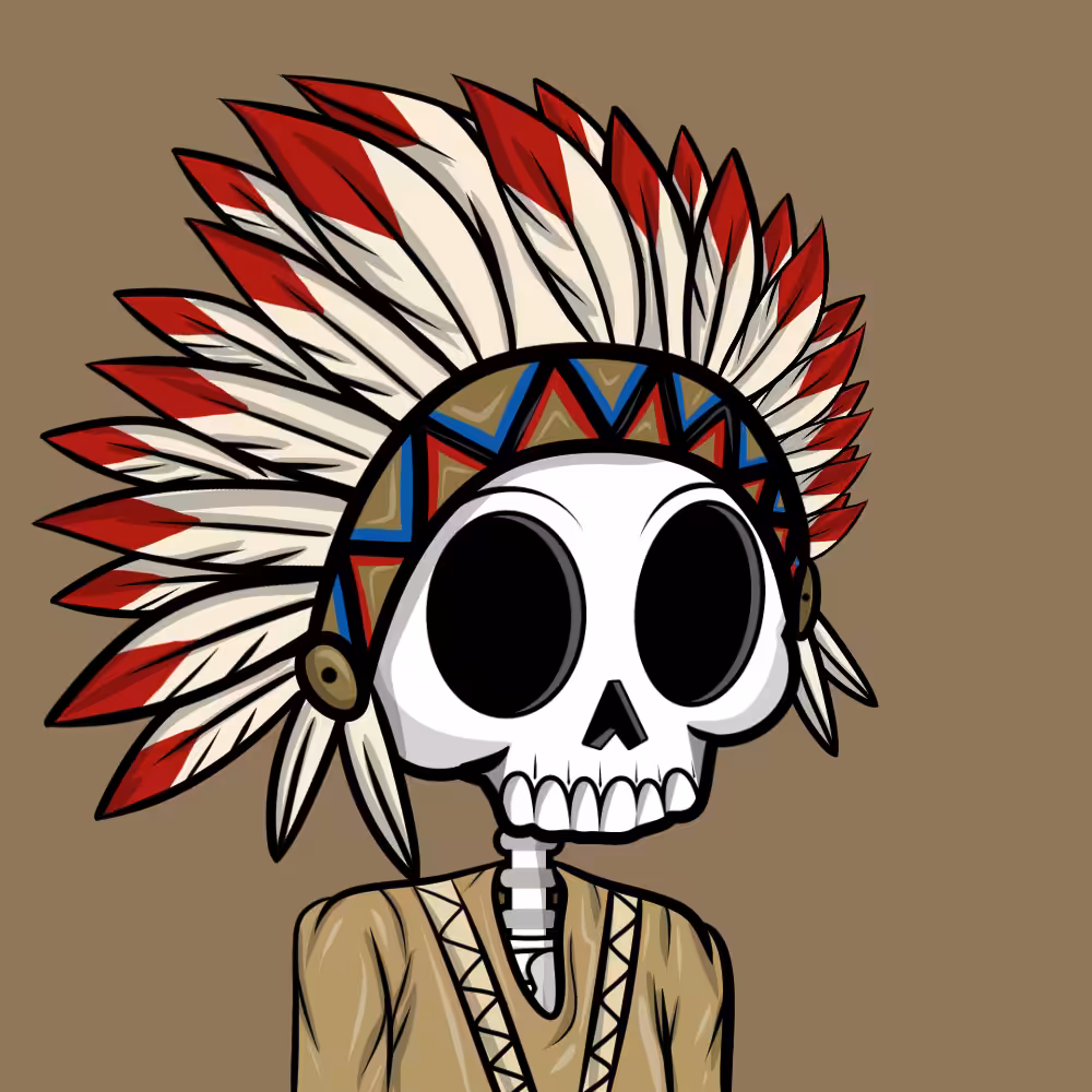 Edgar The Skeleton - Indian Chief #192