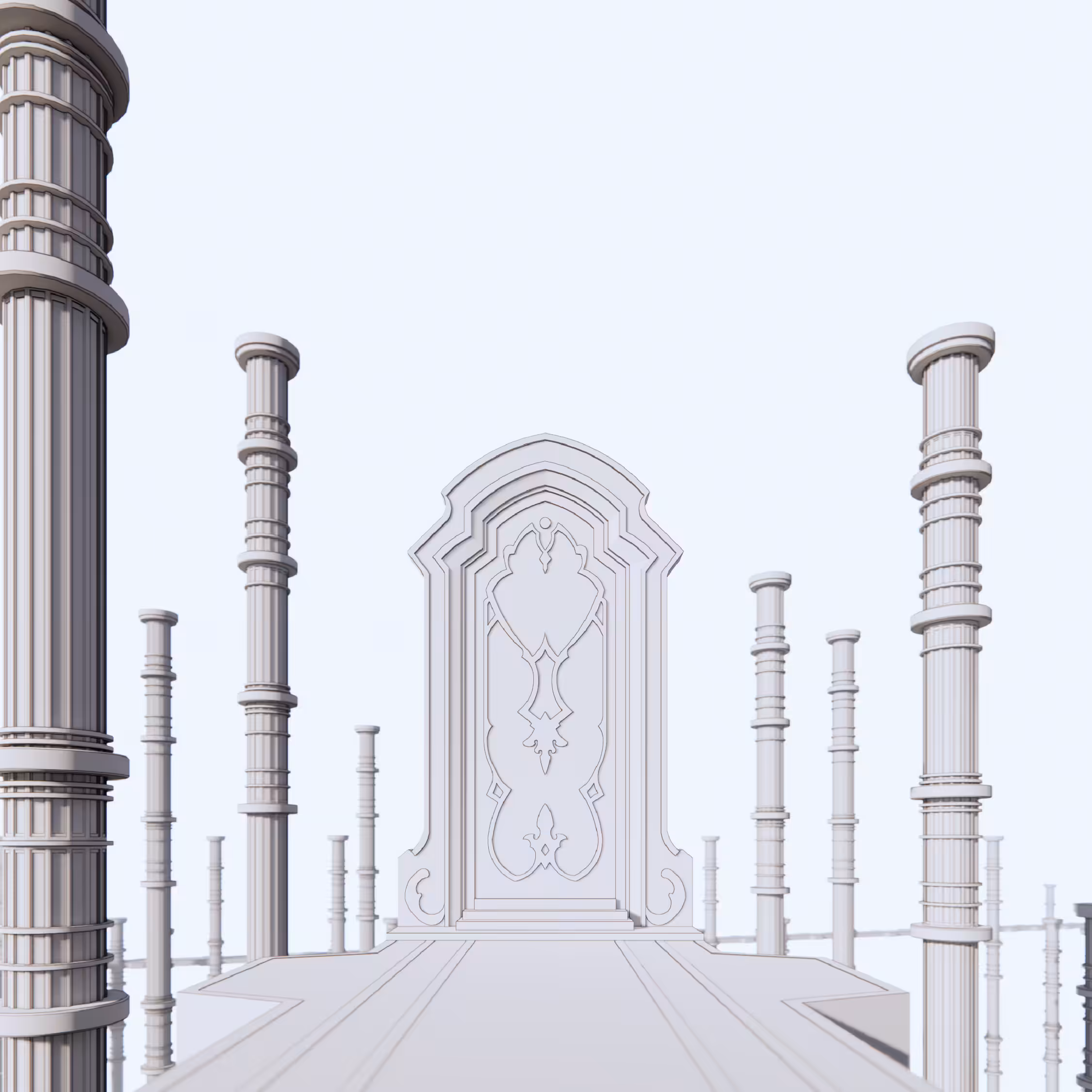 the door